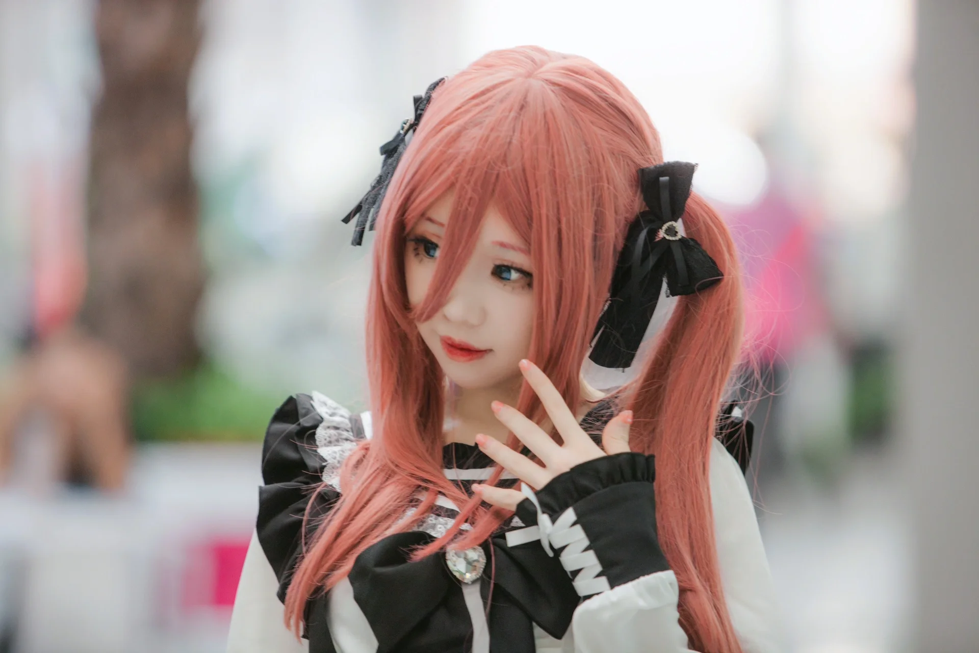 【中野三玖cos】五等分的花嫁，地雷系穿搭出街 - 第 2 张