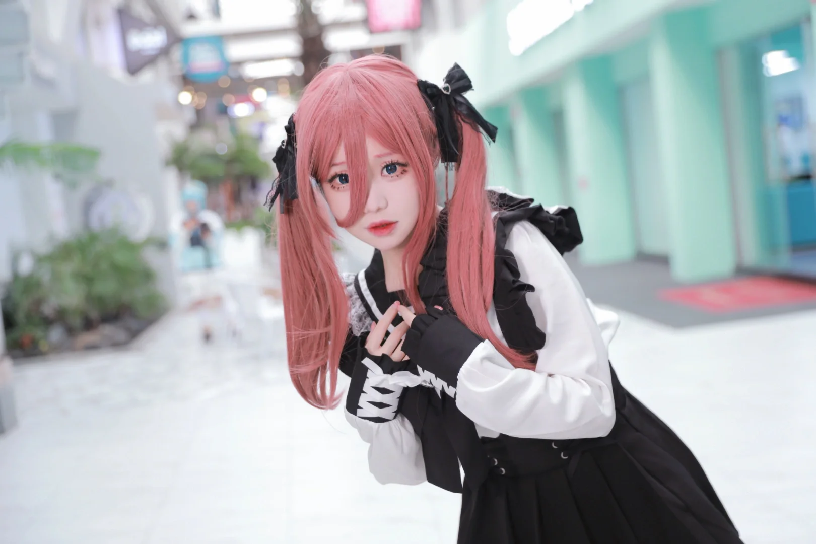 【中野三玖cos】五等分的花嫁，地雷系穿搭出街 - 第 3 张