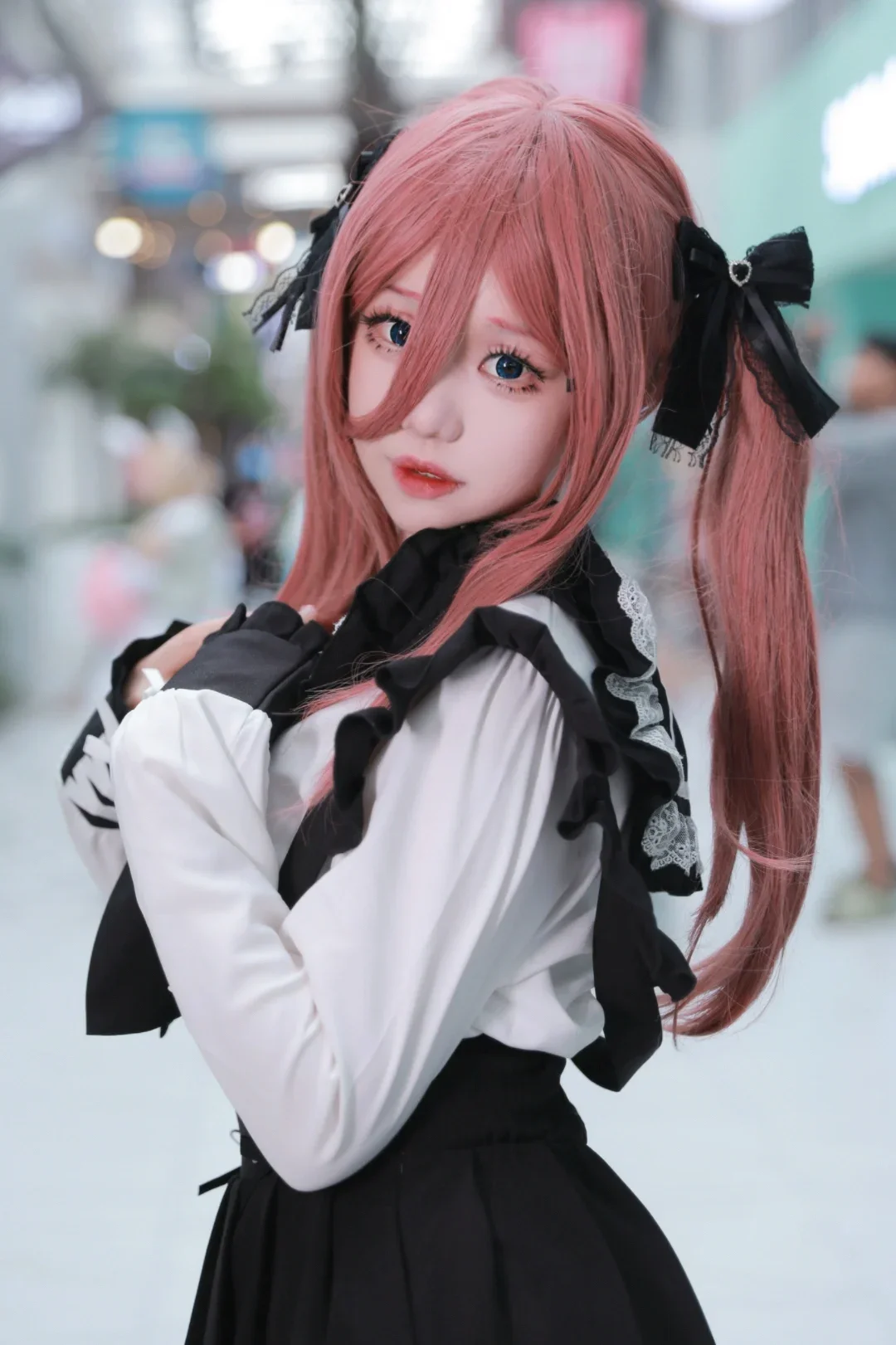 【中野三玖cos】五等分的花嫁，地雷系穿搭出街 - 第 4 张
