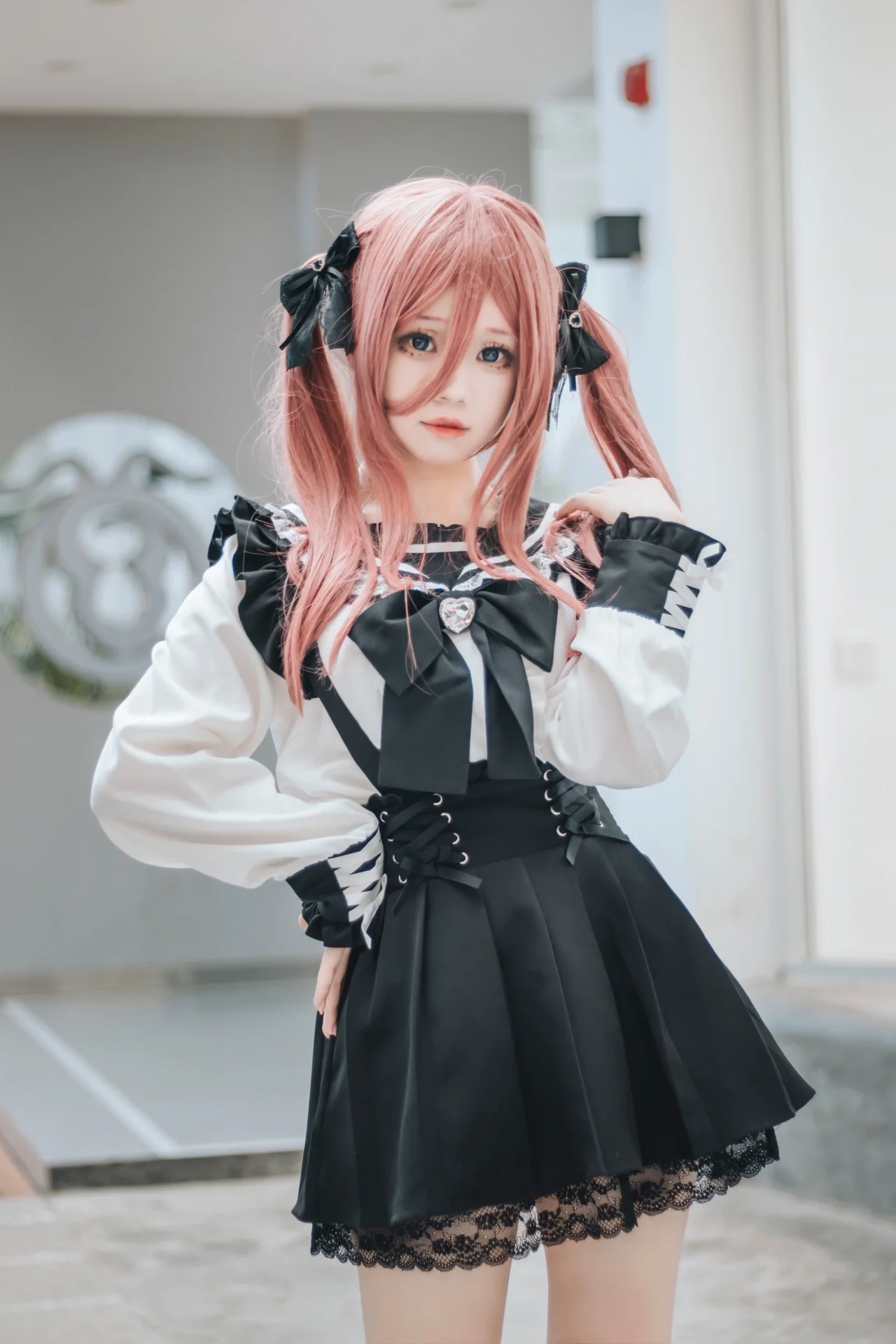 【中野三玖cos】五等分的花嫁，地雷系穿搭出街 - 第 7 张