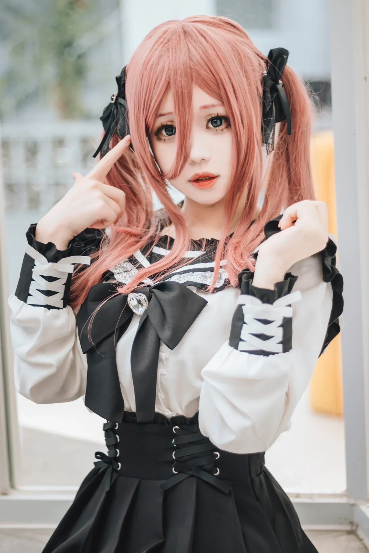 【中野三玖cos】五等分的花嫁，地雷系穿搭出街 - 第 8 张