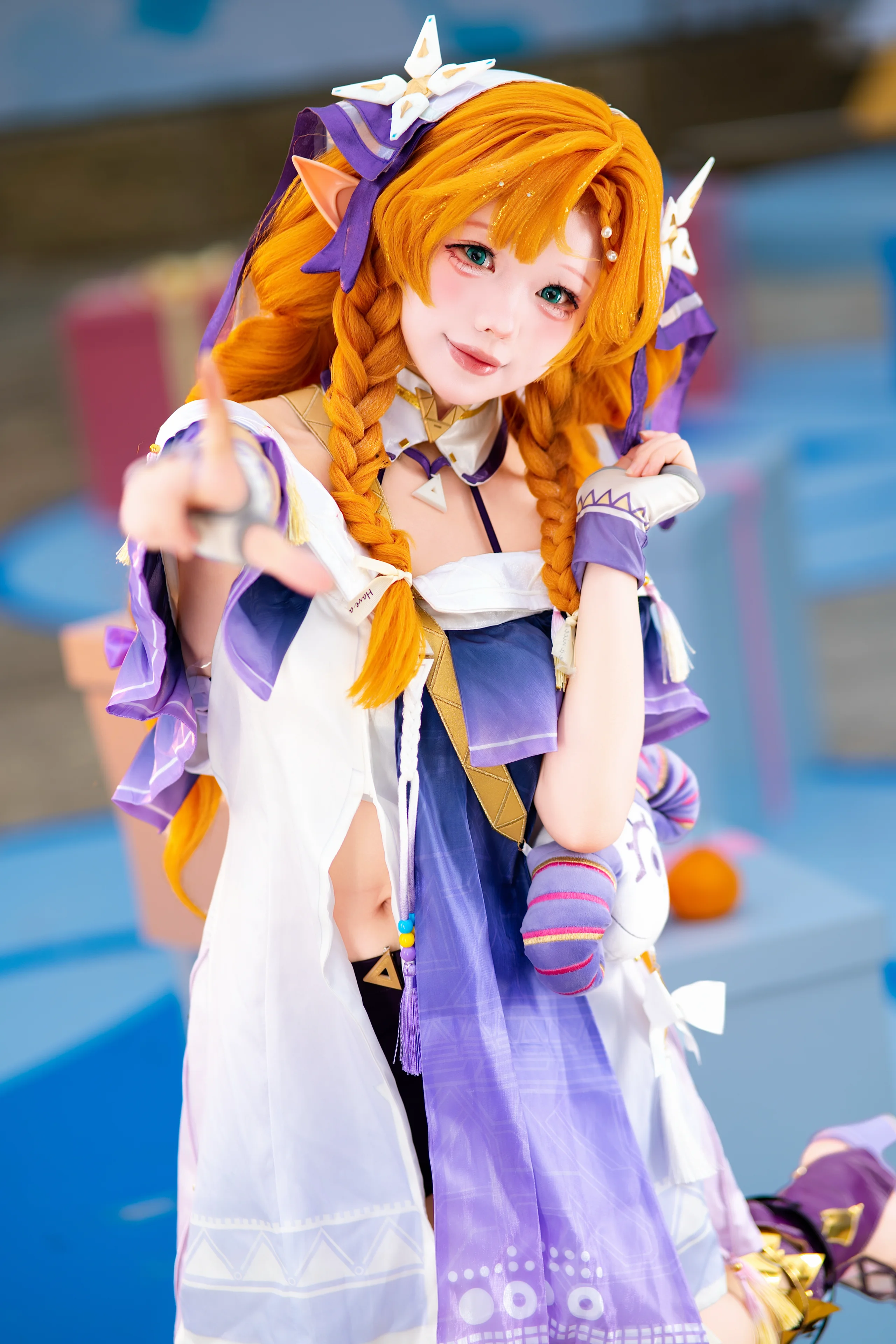 【西格莉卡cos】鸣潮里的生日会橘子互动