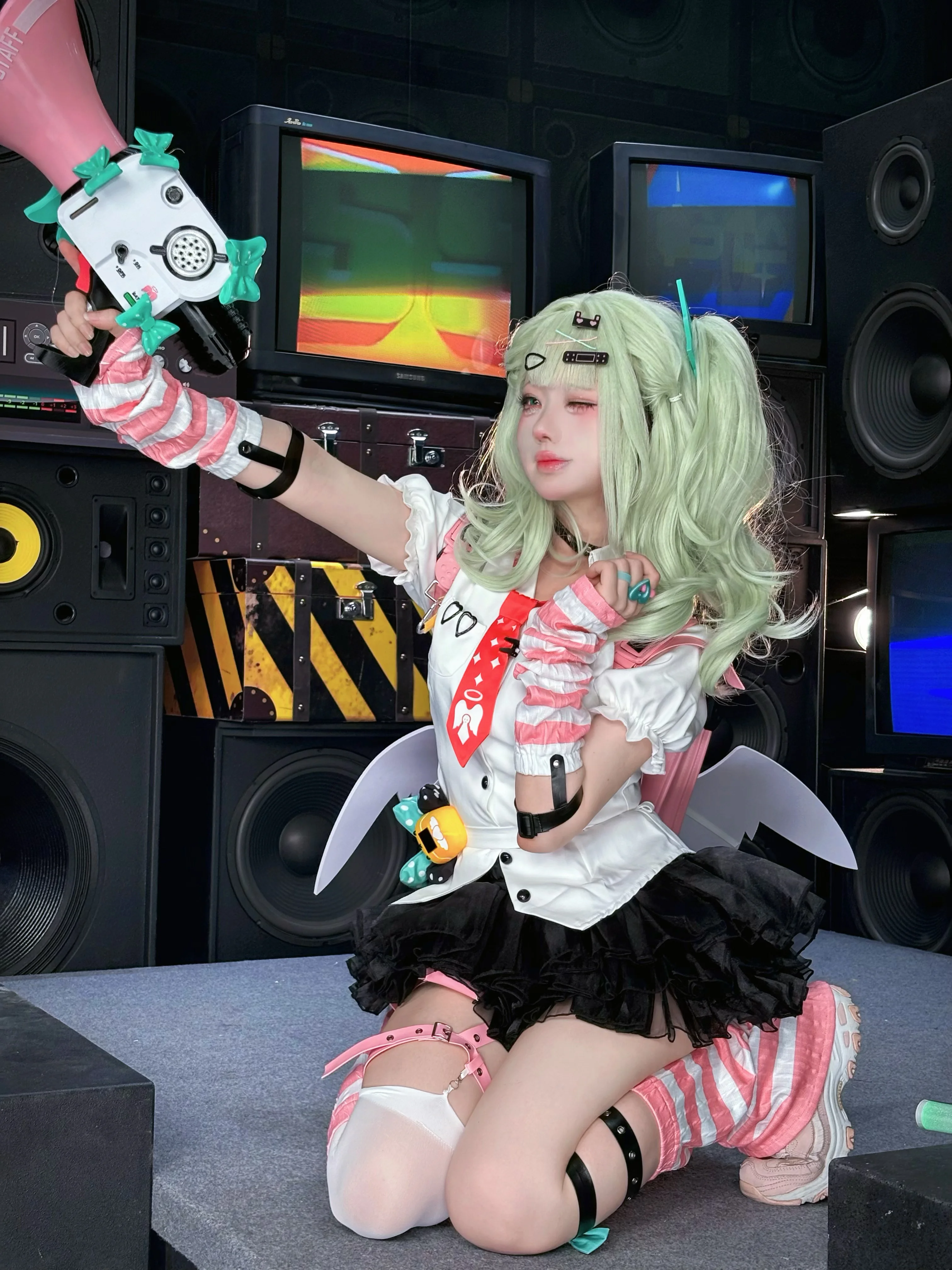 [Sunna cosplay] Zenless Zone Zero Angels of Delusion — A Mint color Highlight Moment - Image 1
