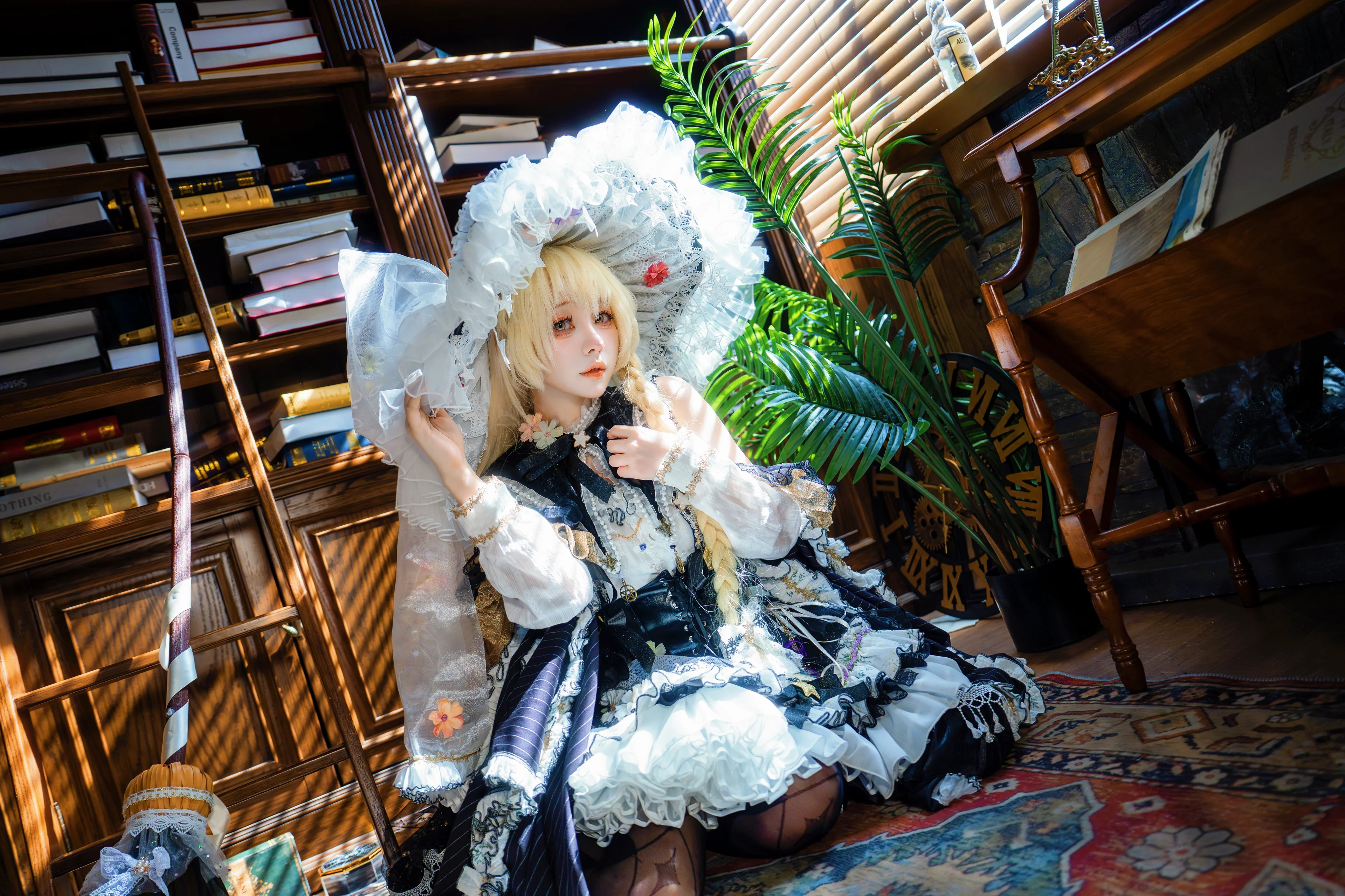 【雾雨魔理沙cos】Touhou Project，图书馆里的神秘魔法 - 第10张