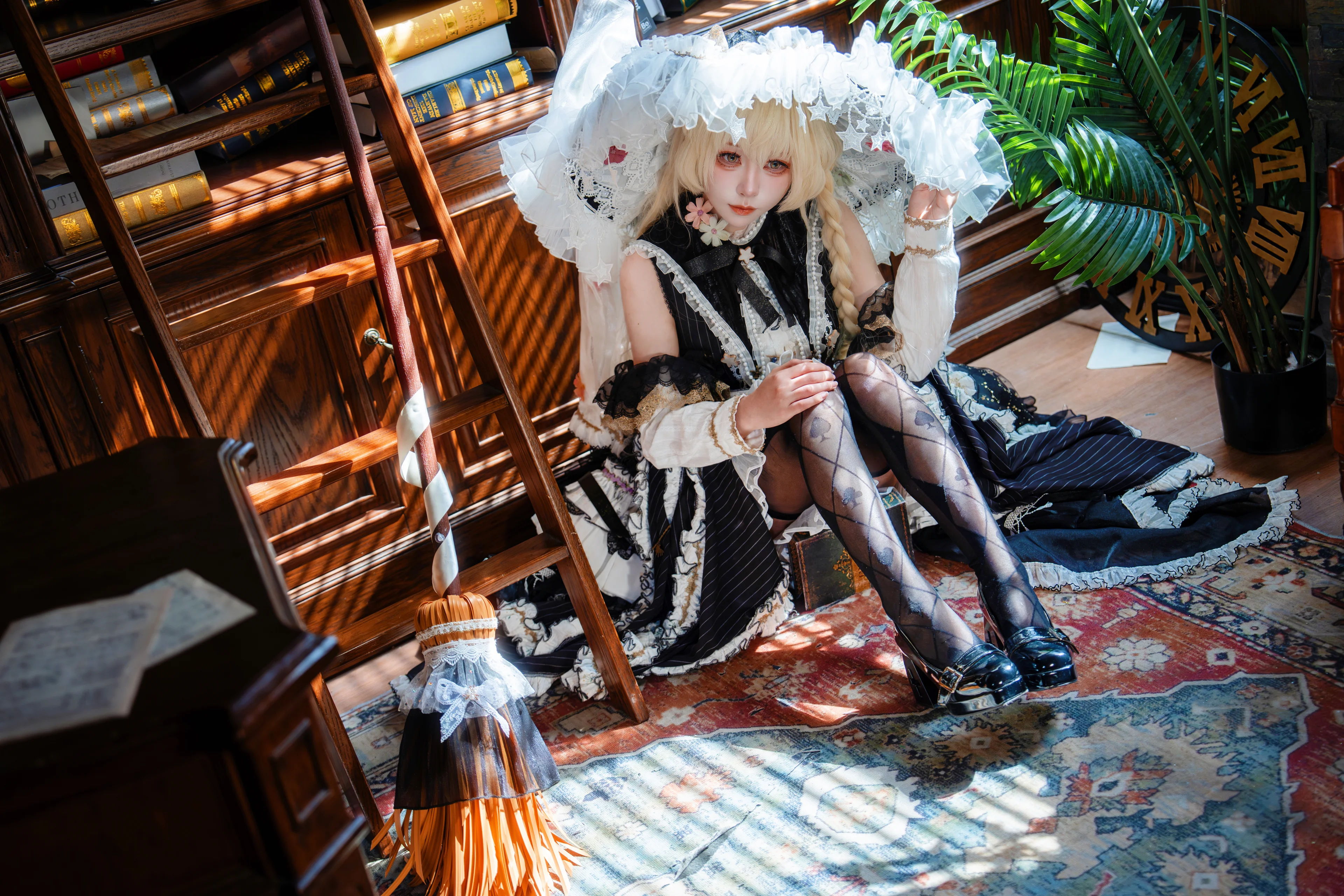 【雾雨魔理沙cos】Touhou Project，图书馆里的神秘魔法 - 第13张