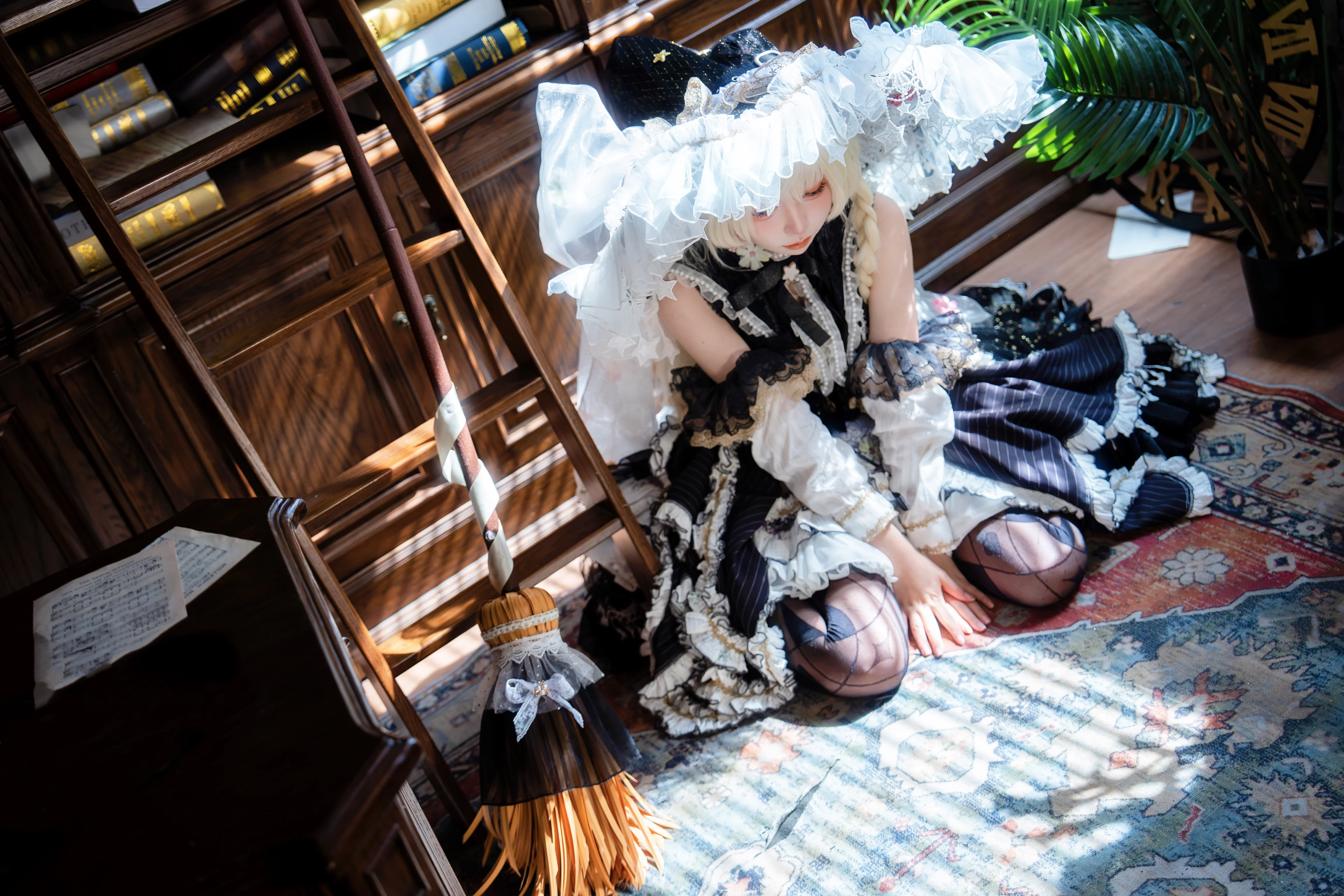 【雾雨魔理沙cos】Touhou Project，图书馆里的神秘魔法 - 第15张