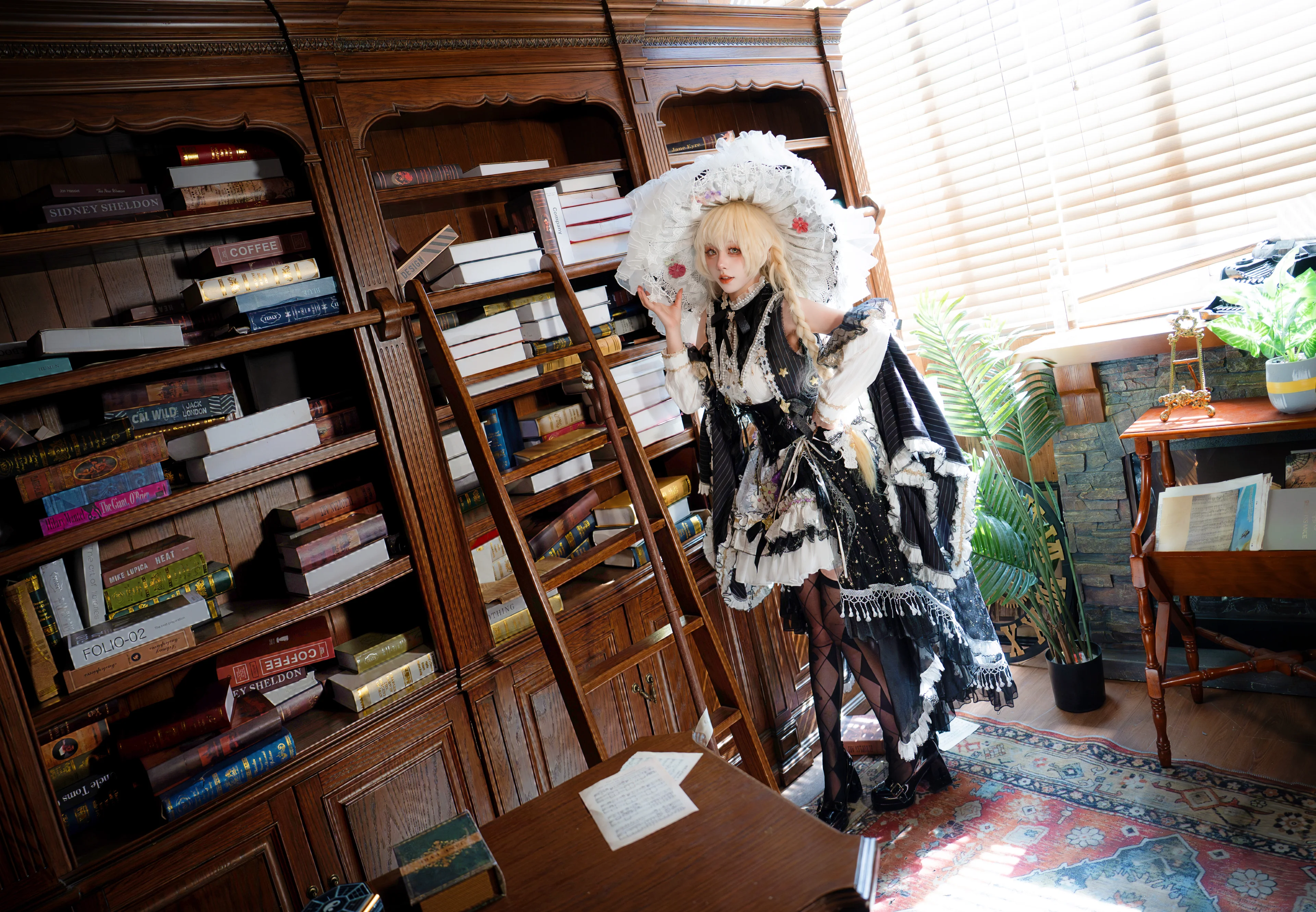 【雾雨魔理沙cos】Touhou Project，图书馆里的神秘魔法 - 第2张