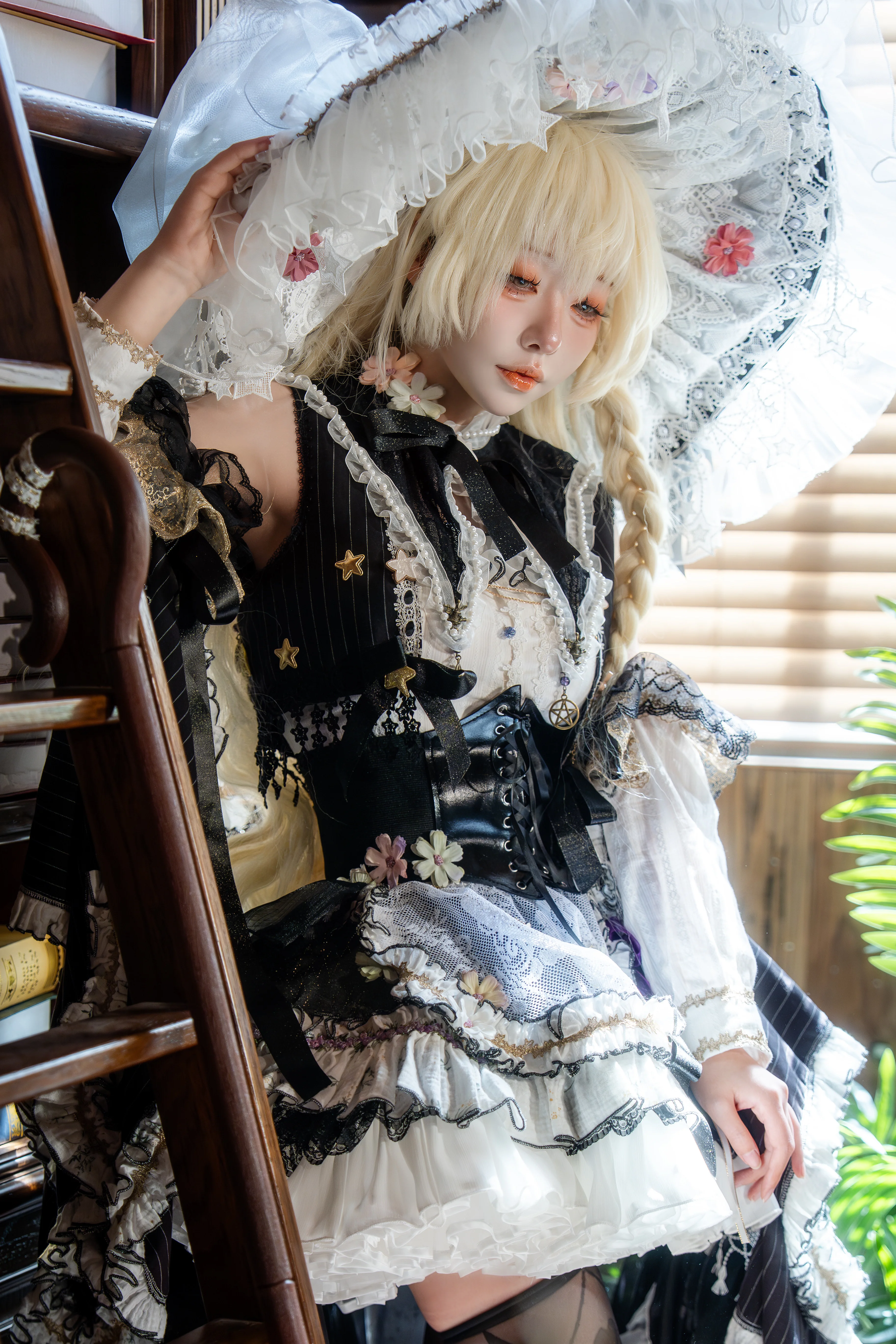 【雾雨魔理沙cos】Touhou Project，图书馆里的神秘魔法 - 第6张