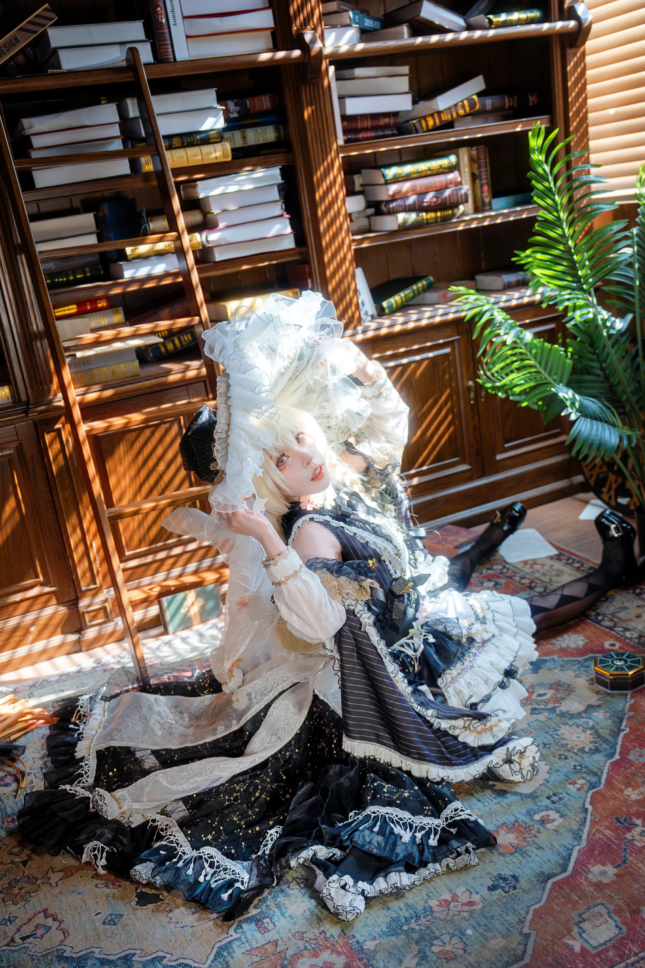 【雾雨魔理沙cos】Touhou Project，图书馆里的神秘魔法 - 第9张