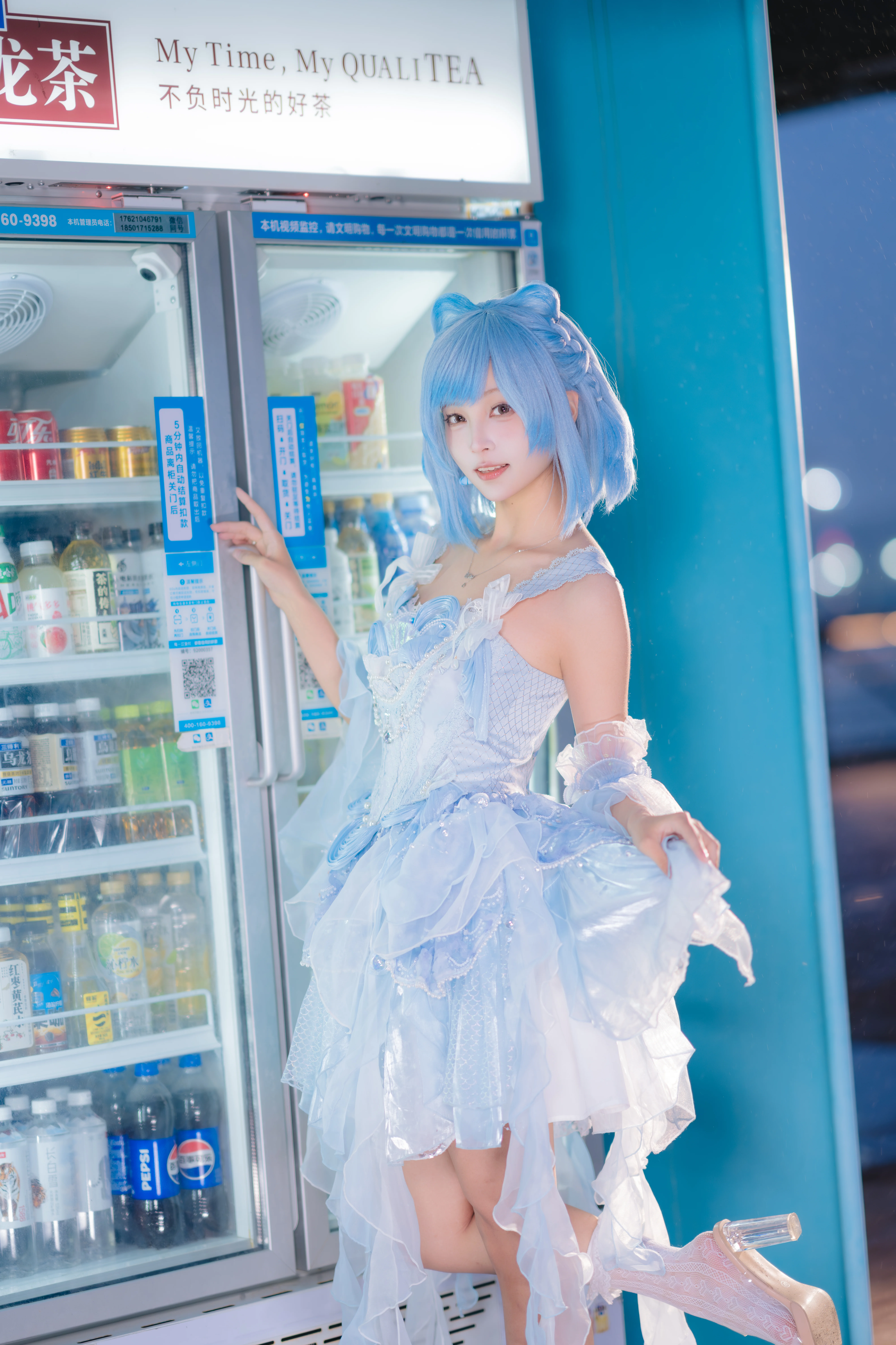 【水藍藍cos】把洛克王國世界的魔法帶到現實夜景裡 - 第 10 張