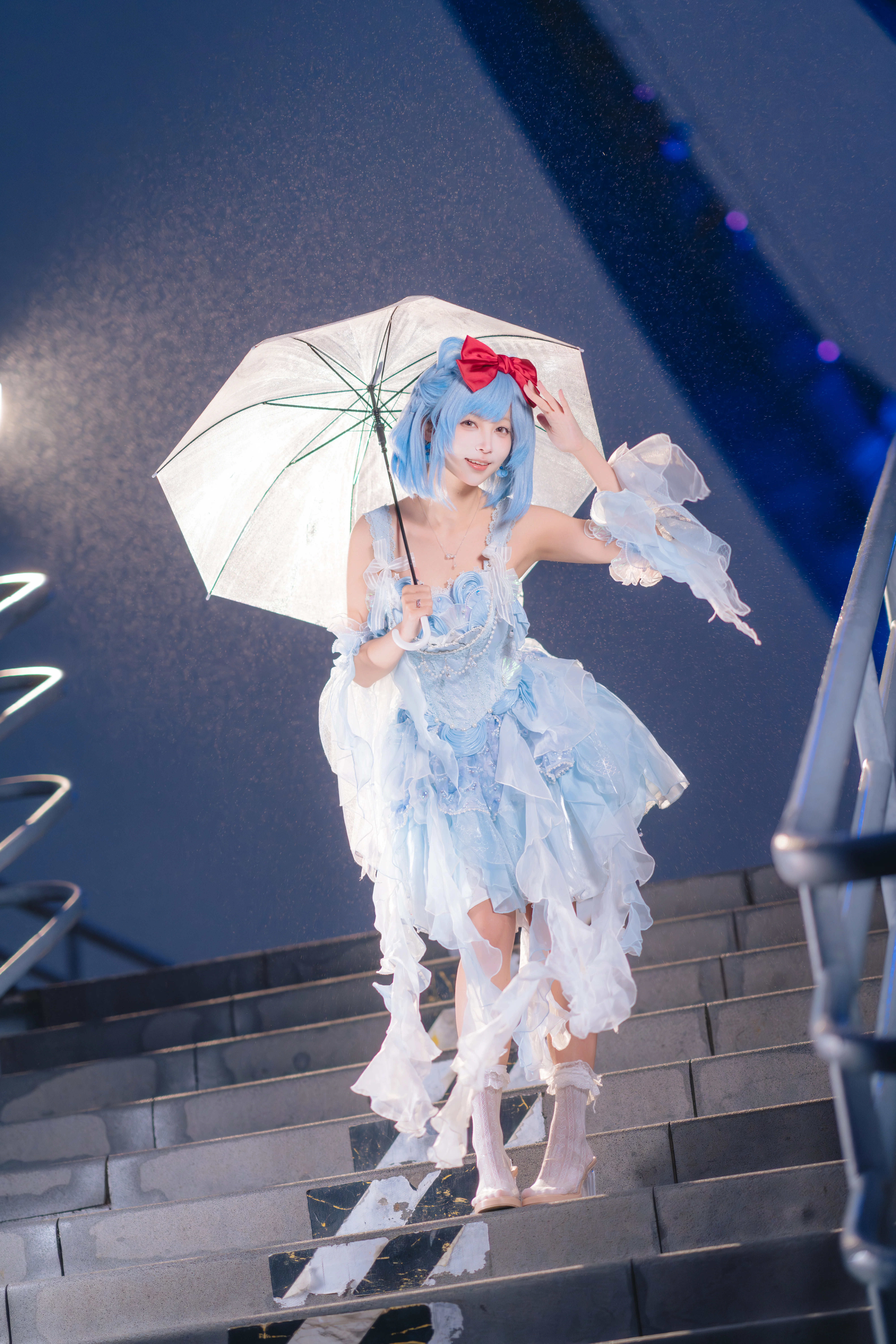 【水蓝蓝cos】洛克王国世界的蓝调雨夜