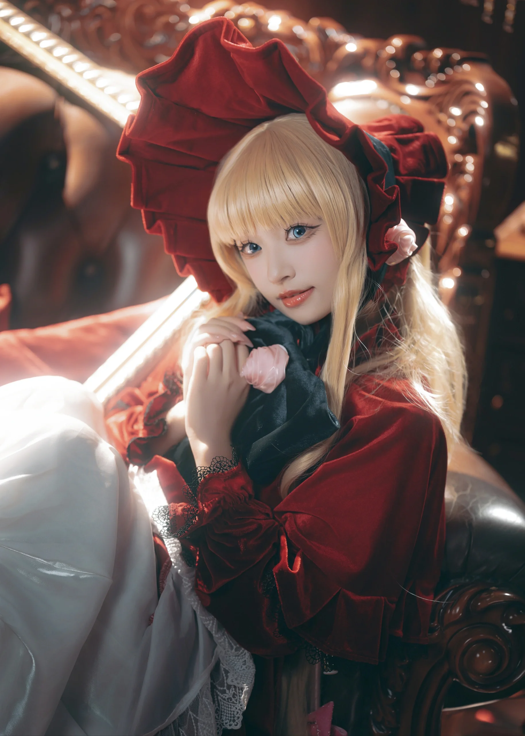 【真红cos】蔷薇少女的复古洋房午后 - 第 10 张