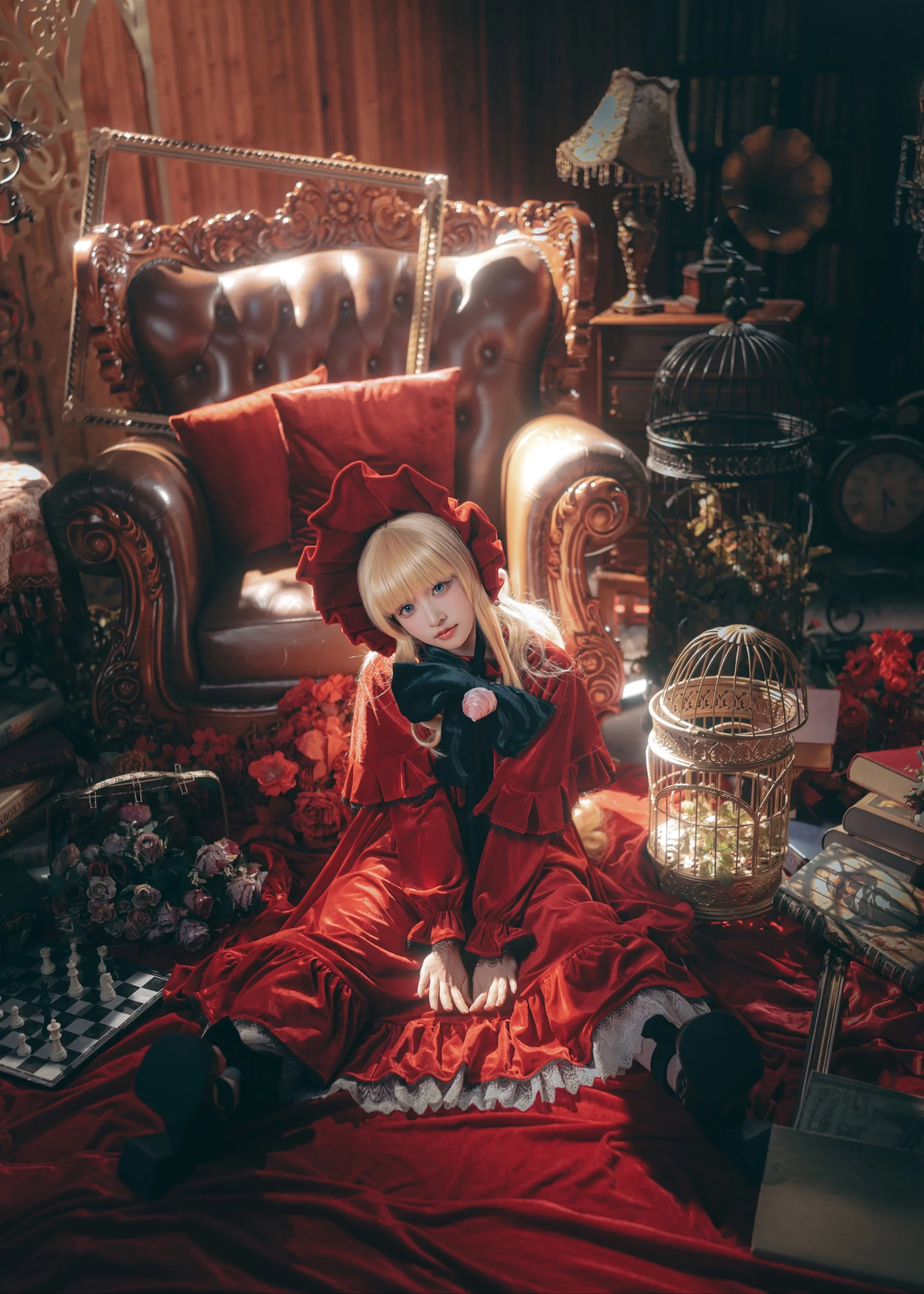 【真红cos】蔷薇少女的复古洋房午后 - 第 2 张