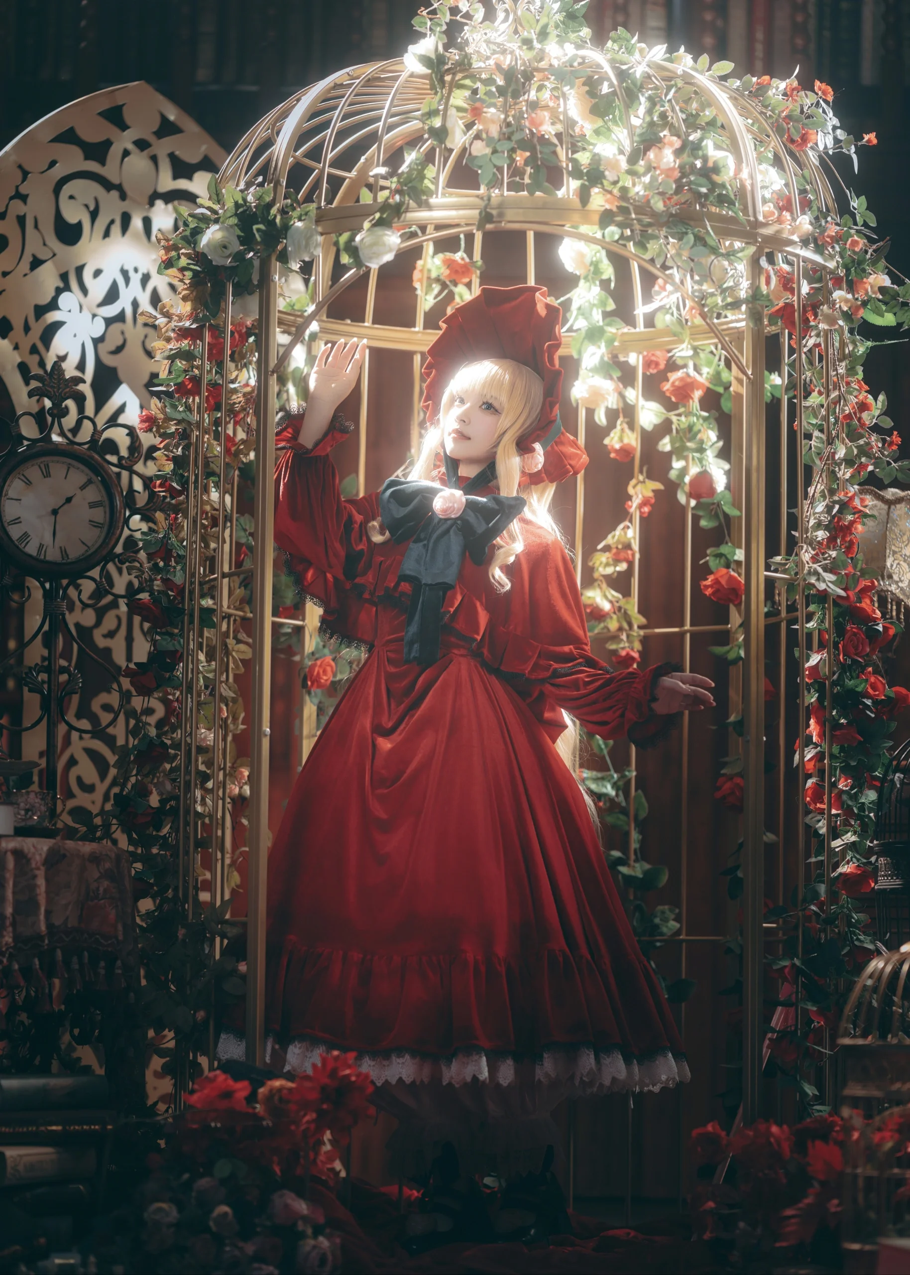 【真红cos】蔷薇少女的复古洋房午后 - 第 3 张
