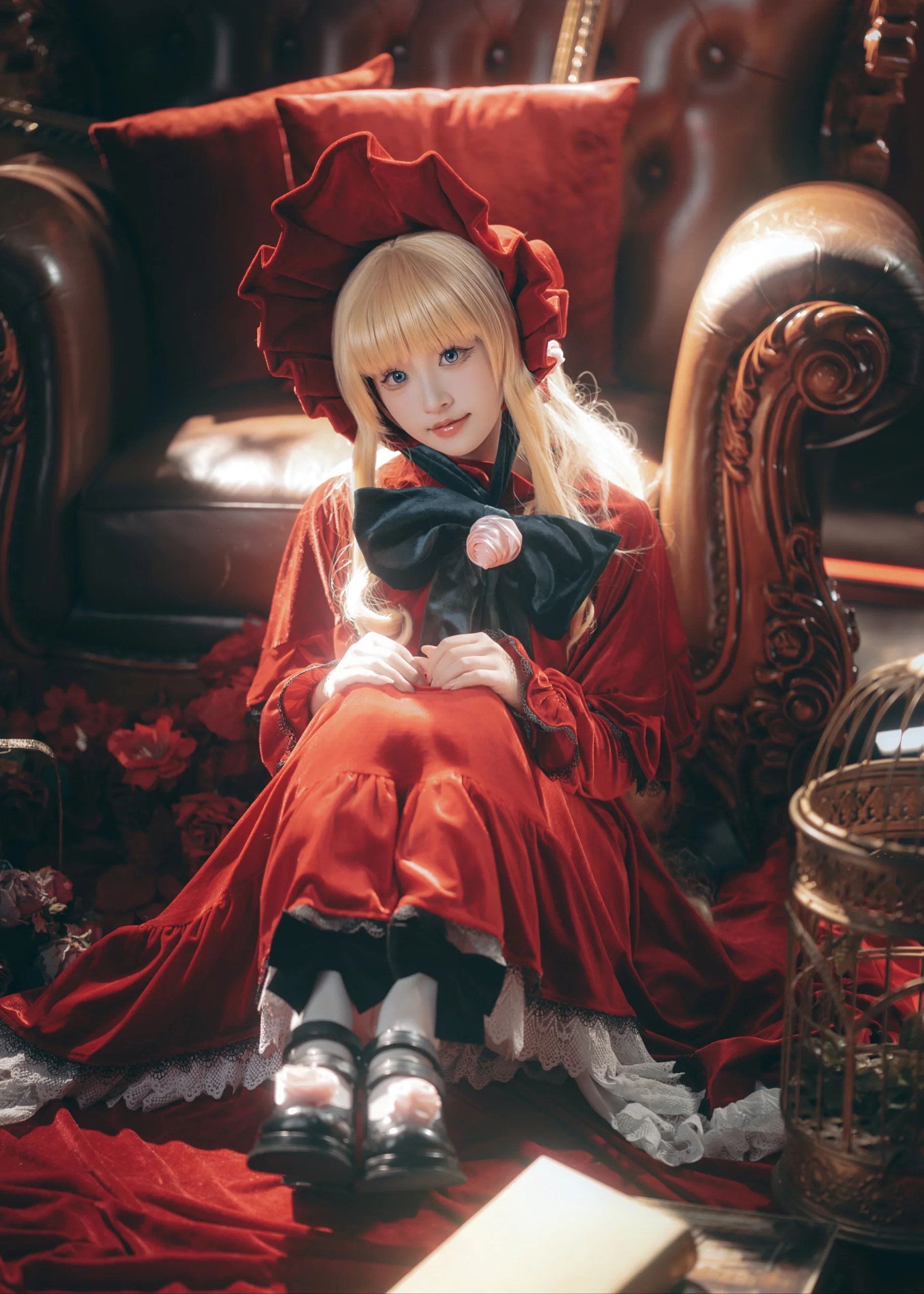 【真红cos】蔷薇少女的复古洋房午后 - 第 4 张