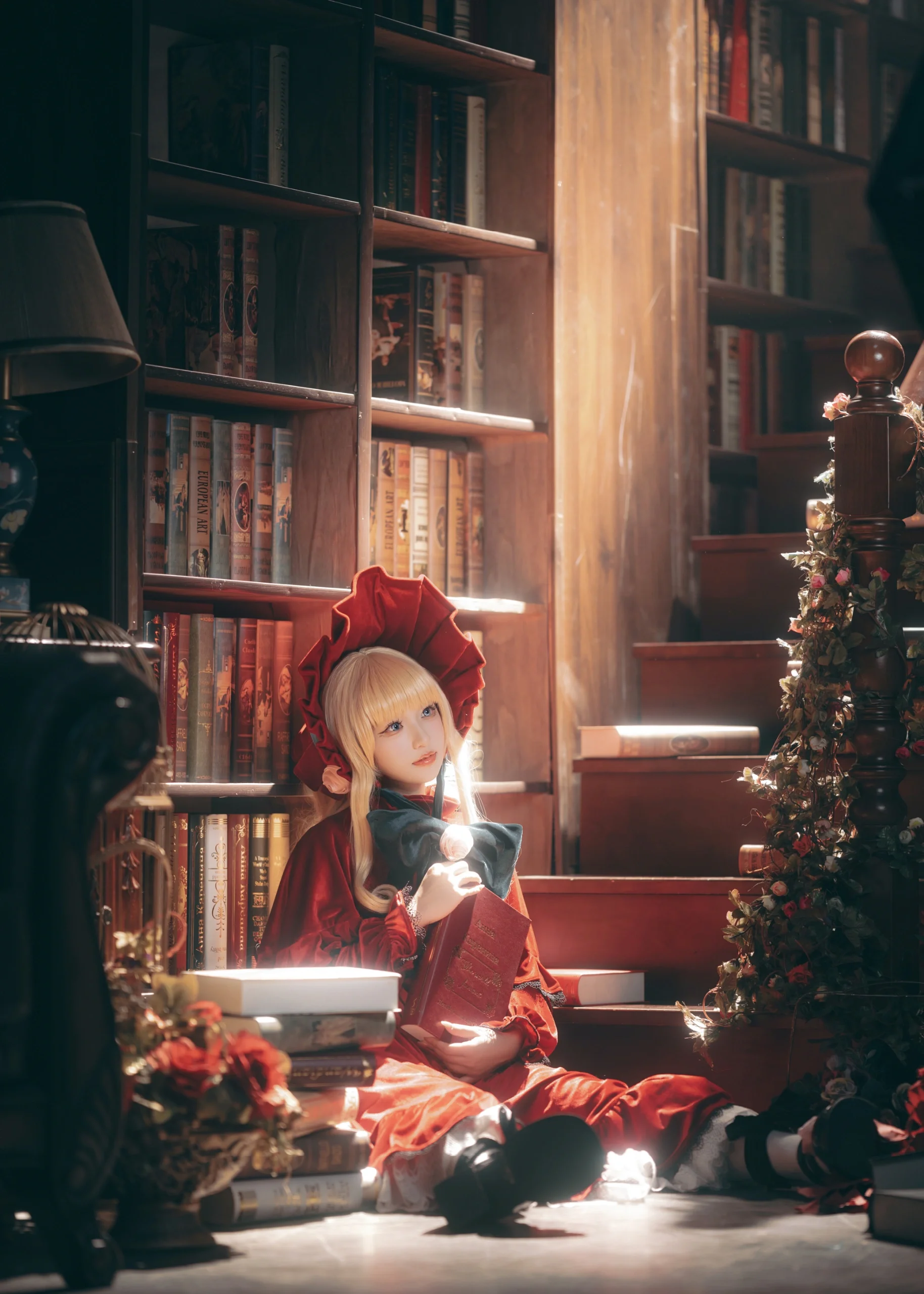 【真红cos】蔷薇少女的复古洋房午后 - 第 5 张