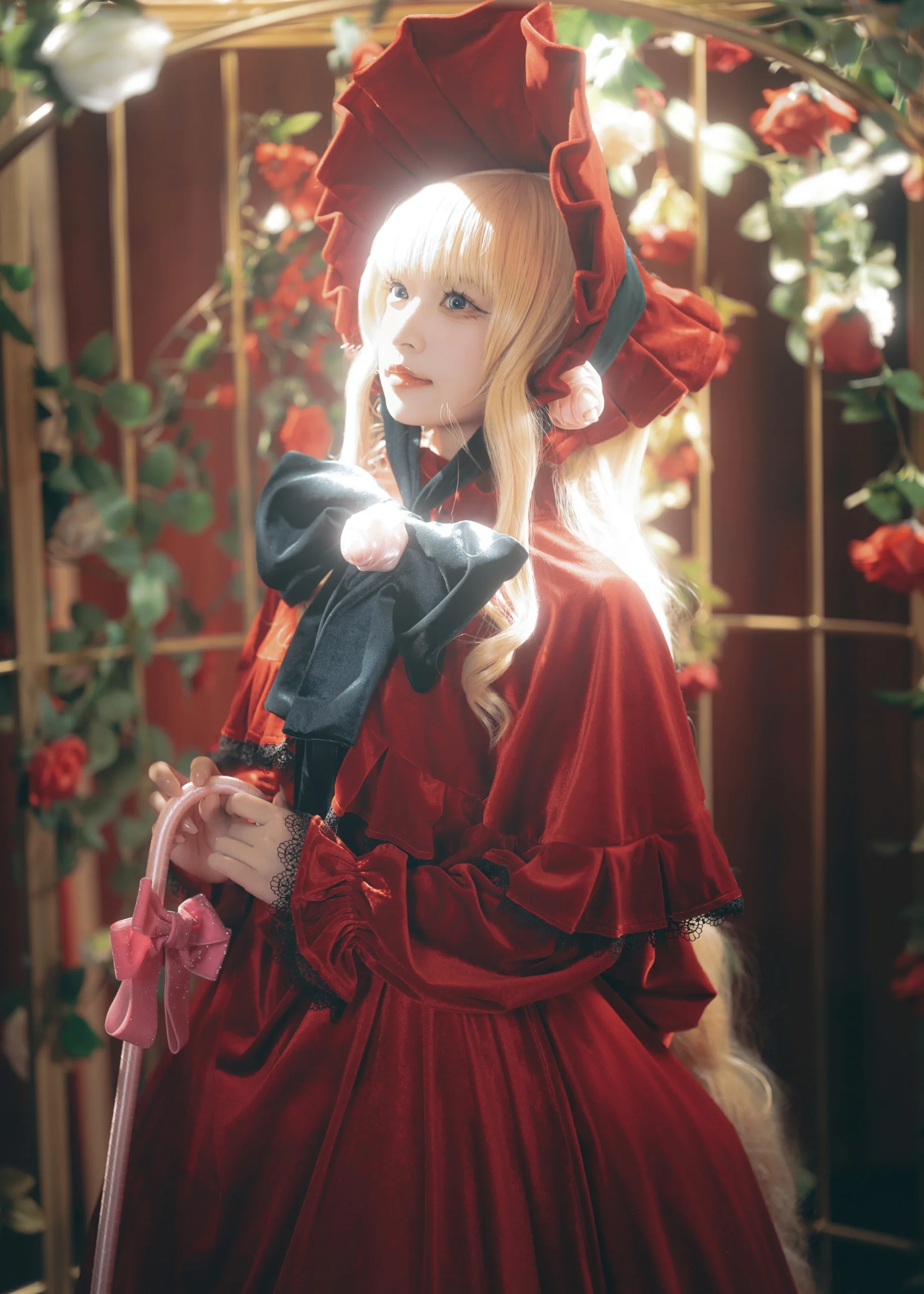 【真红cos】蔷薇少女的复古洋房午后 - 第 6 张