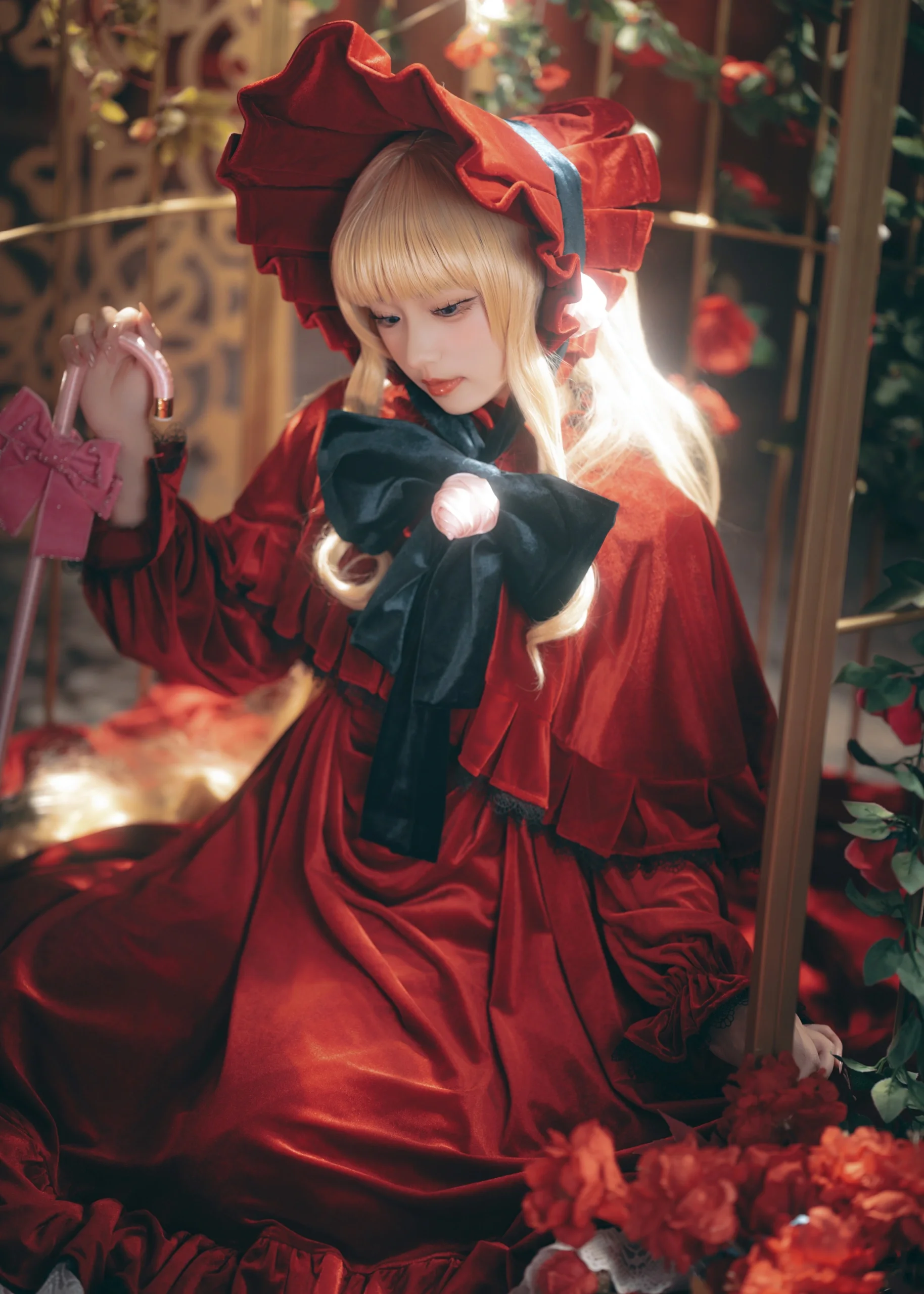 【真红cos】蔷薇少女的复古洋房午后 - 第 7 张