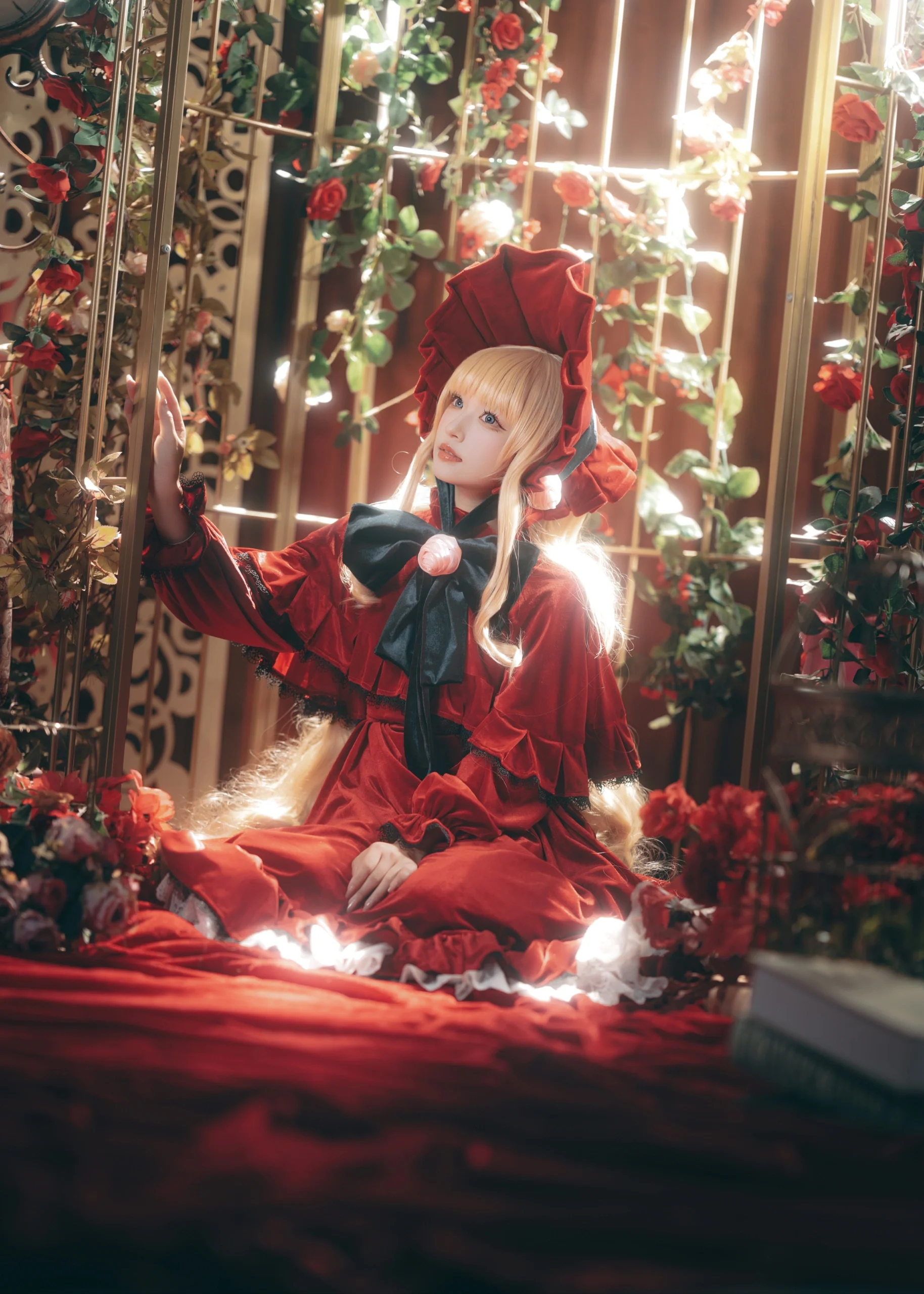 【真红cos】蔷薇少女的复古洋房午后 - 第 8 张