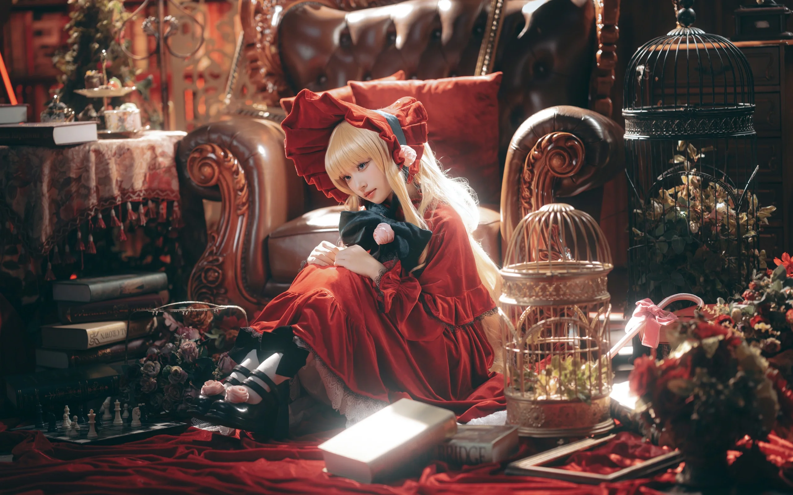 【真红cos】蔷薇少女的复古洋房午后 - 第 9 张