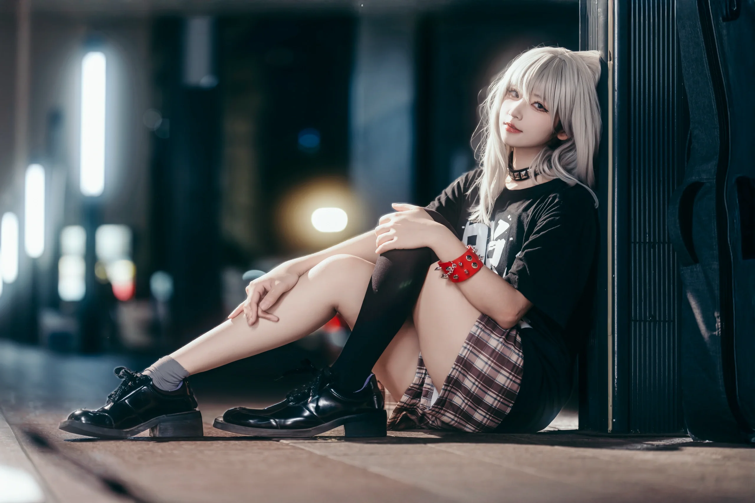 【河原木桃香cos】夜色与霓虹中的GIRLS BAND CRY乐队日常
