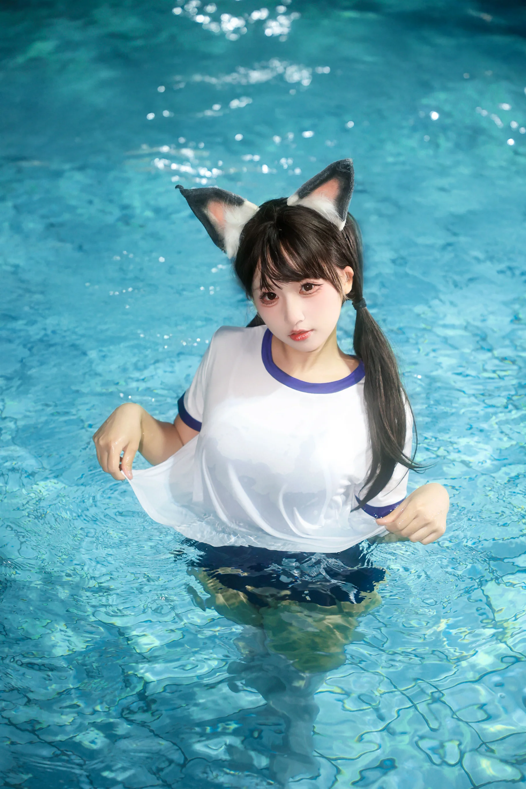 【胡桃cos】永劫无间泳装，池畔水光夏日记录 - 第 4 张