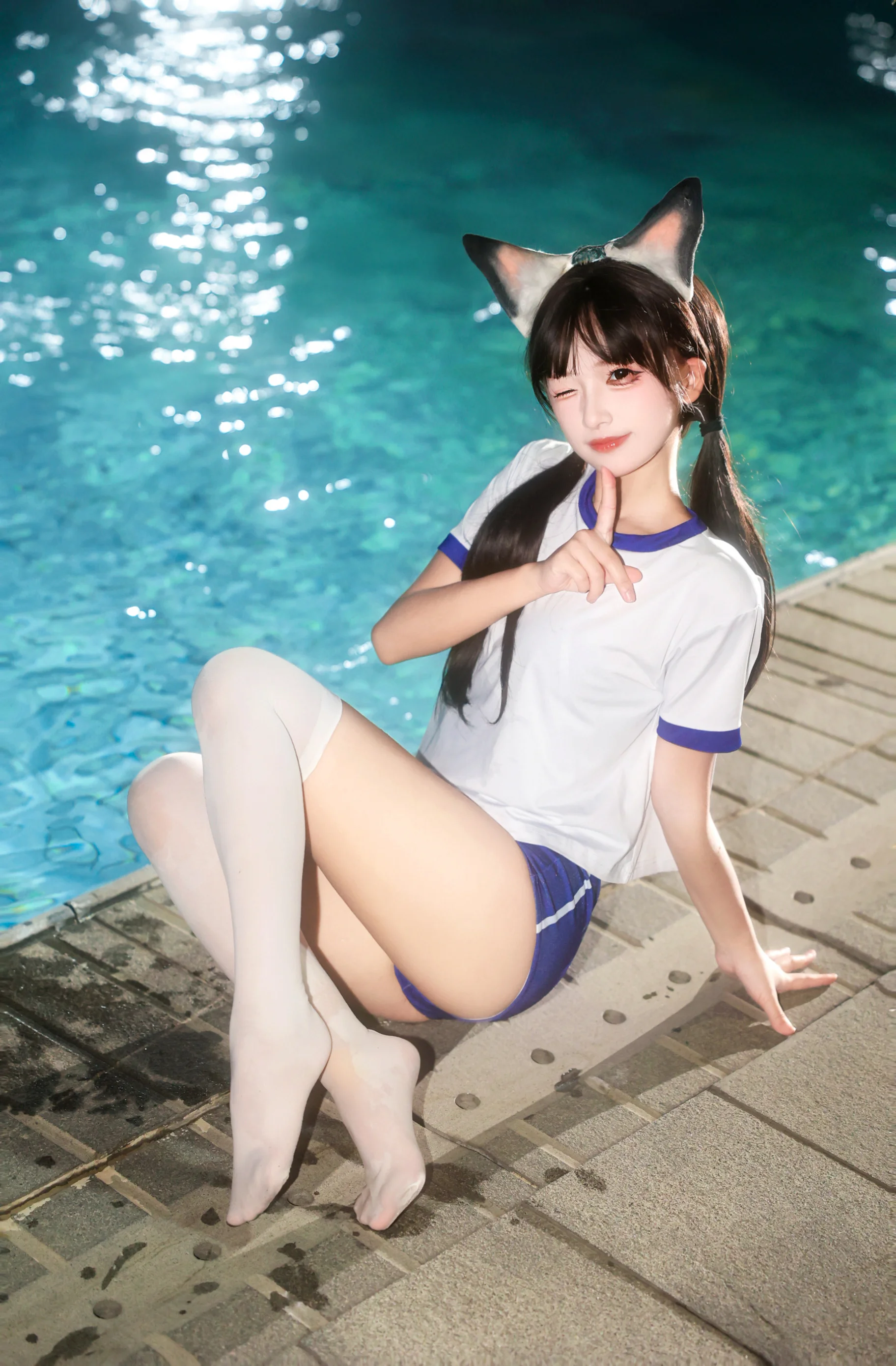 【胡桃cos】永劫无间泳装，池畔水光夏日记录 - 第 5 张