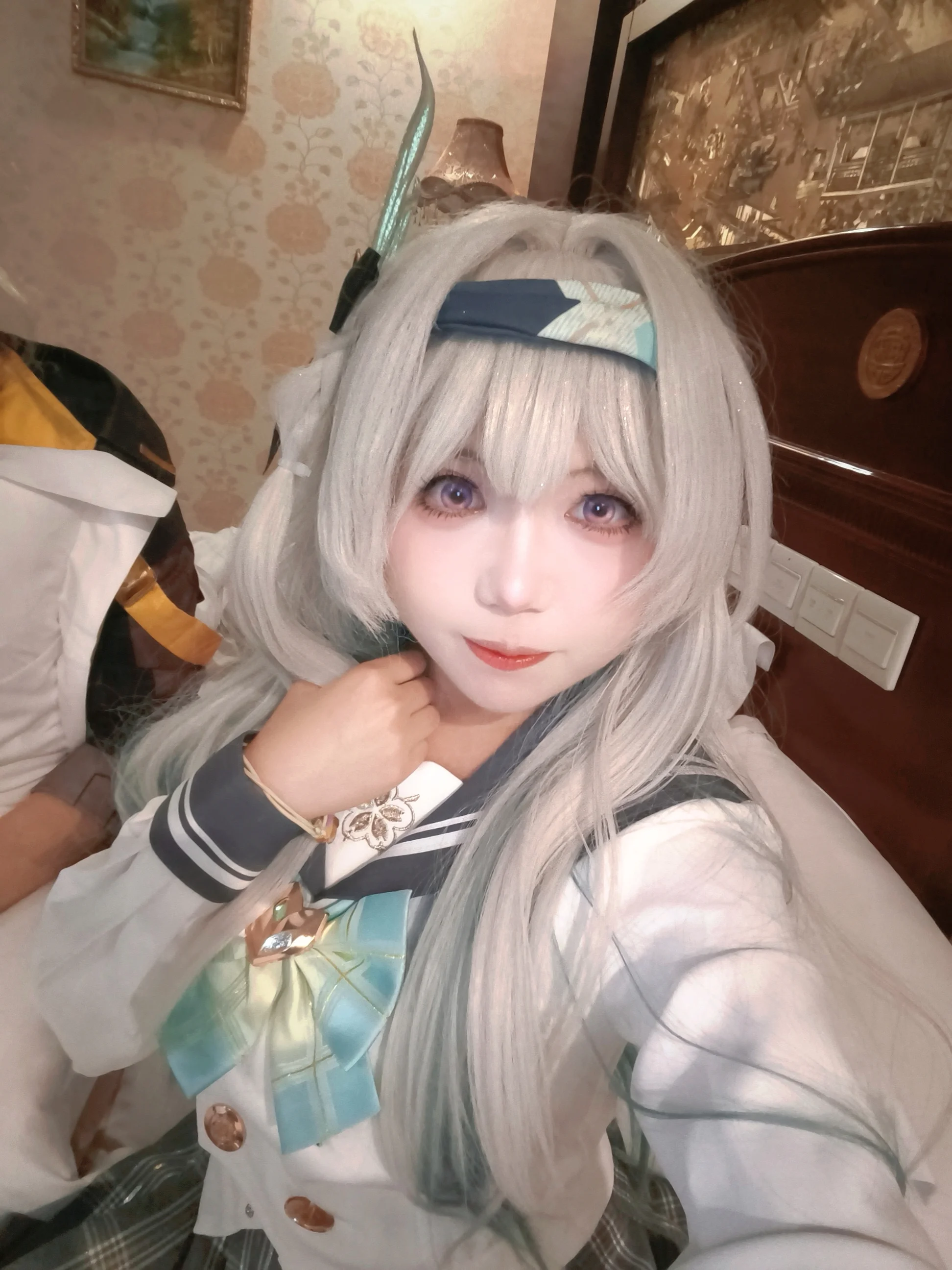 【流萤cos】崩坏星穹铁道里生日快乐，春日手信的问候 - 第 2 张