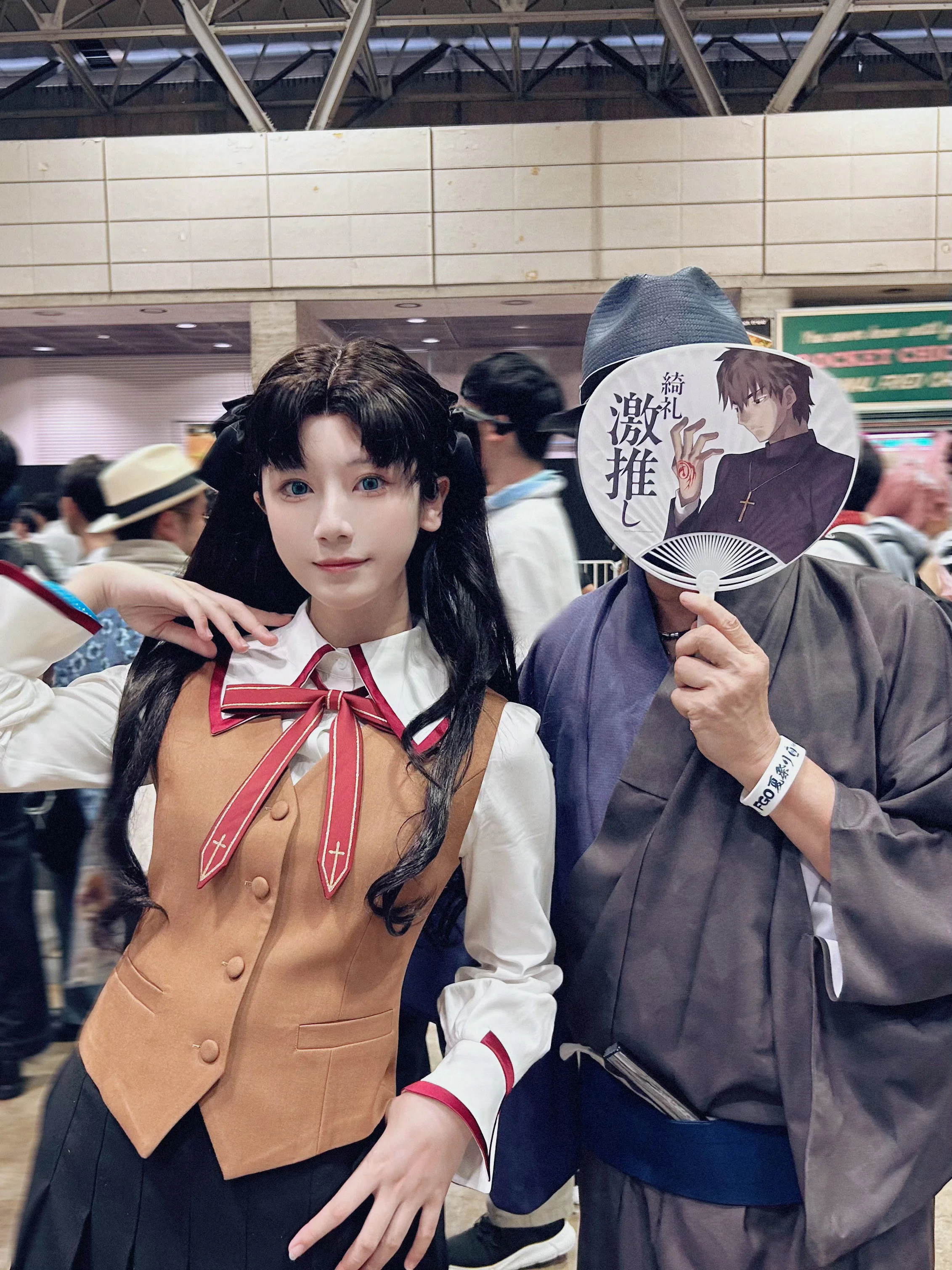 【远坂凛cos】在FGO Fes被中田让治先生搭话的奇迹瞬间