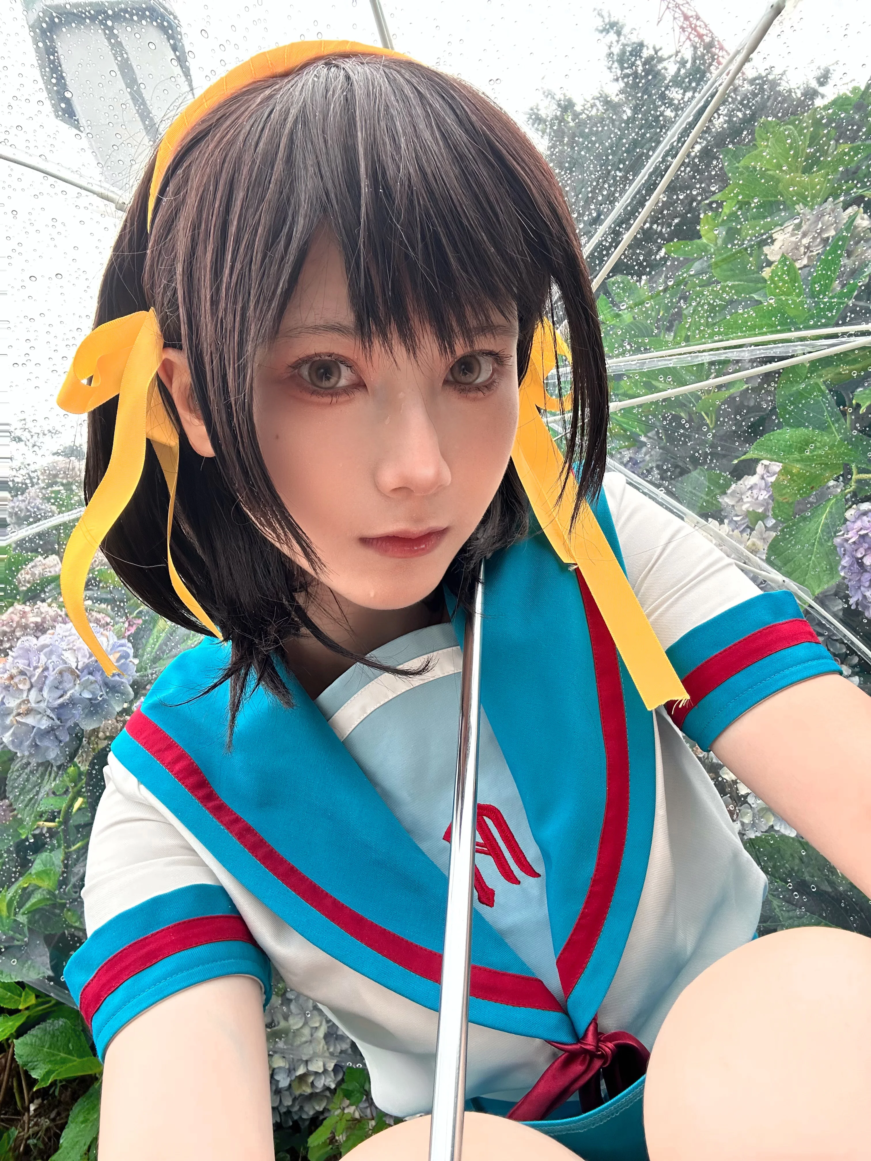 凉宫春日cos，阴雨天里的无尽夏与SOS团团长 - 第 4 张