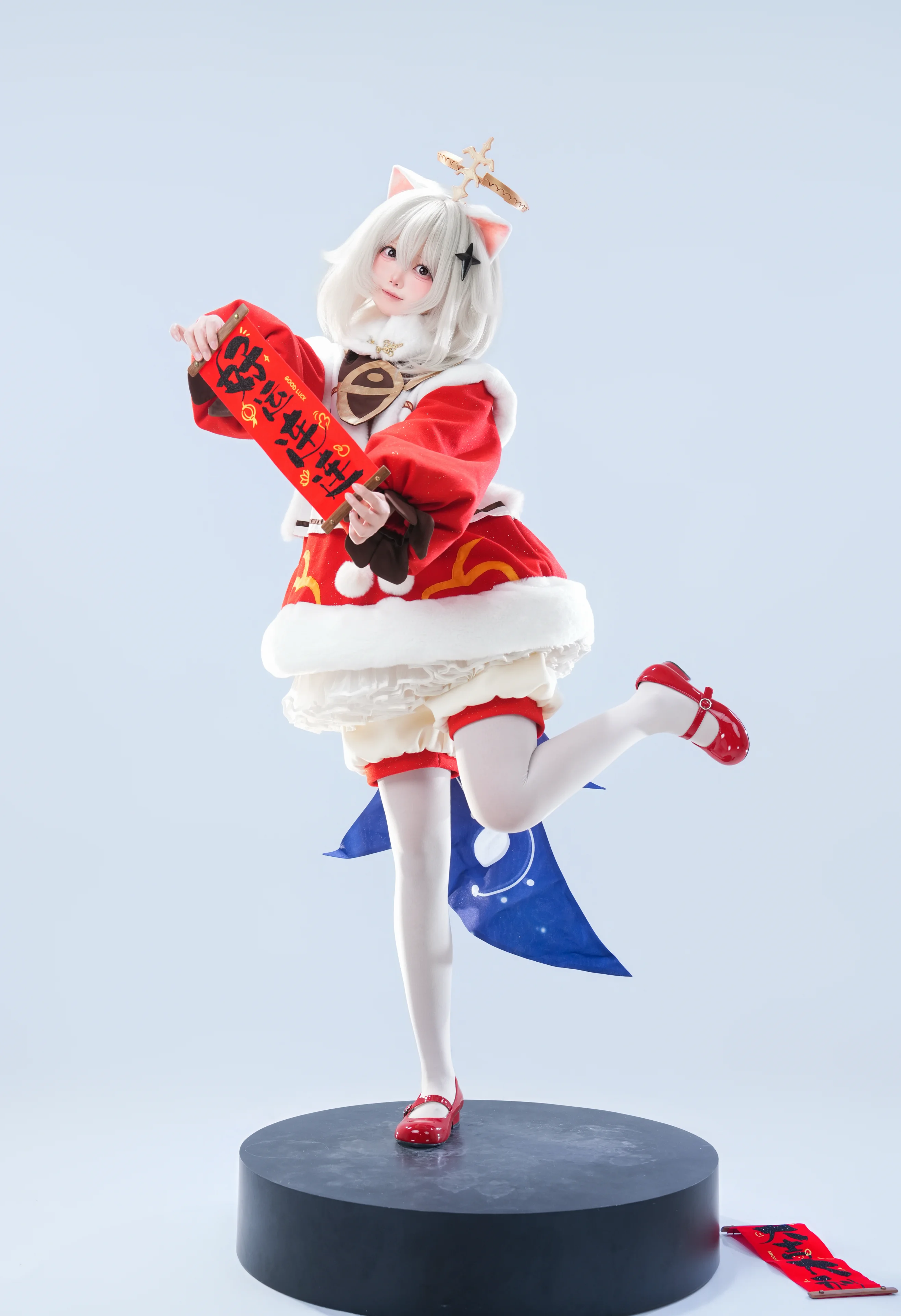 【派蒙cos】海灯节好运满满，金元宝和冰糖葫芦都给你 - 第 2 张