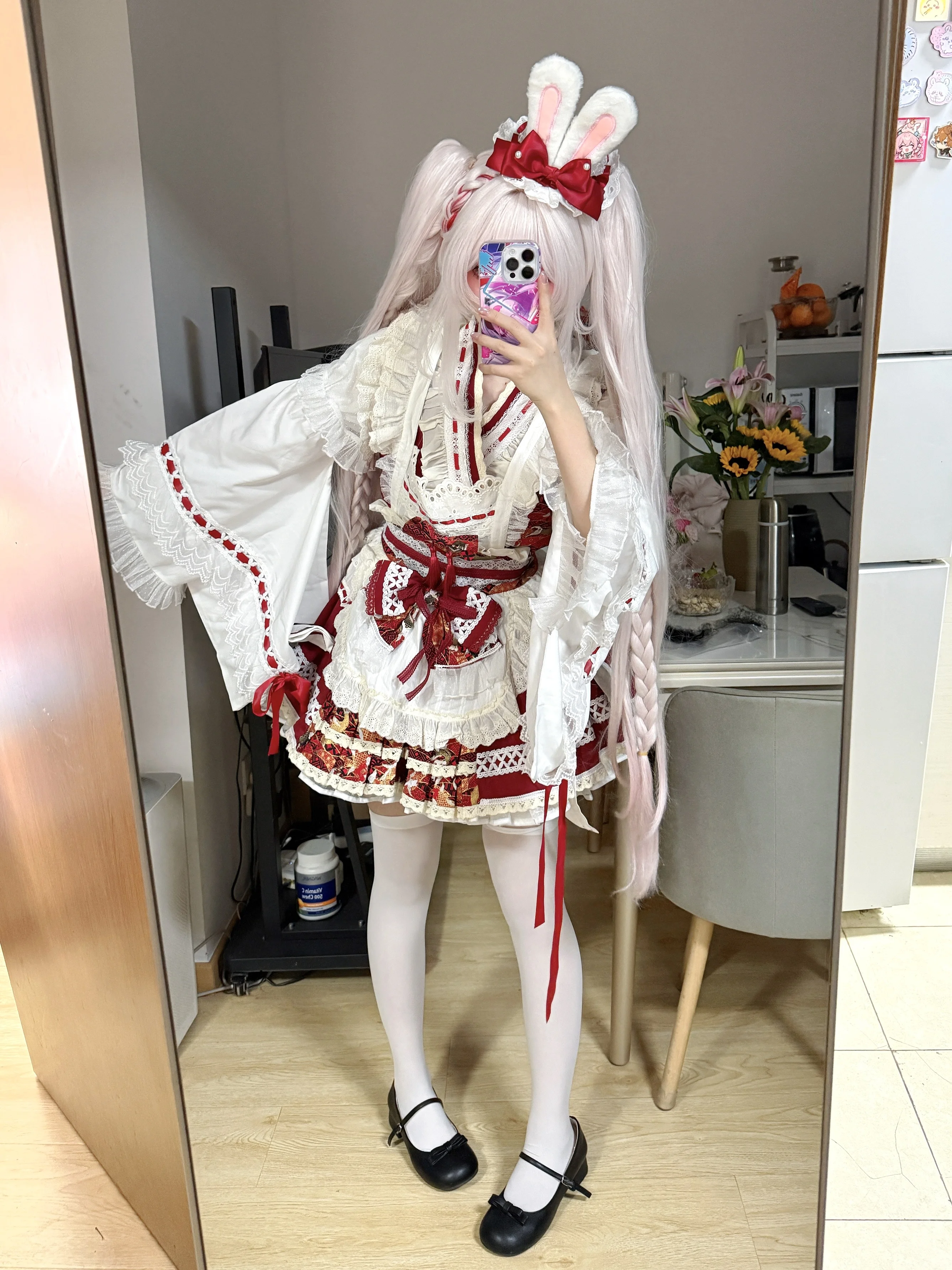 【花火cos】崩坏星穹铁道的私设试衣，和风兔子很可爱 - 第 4 张