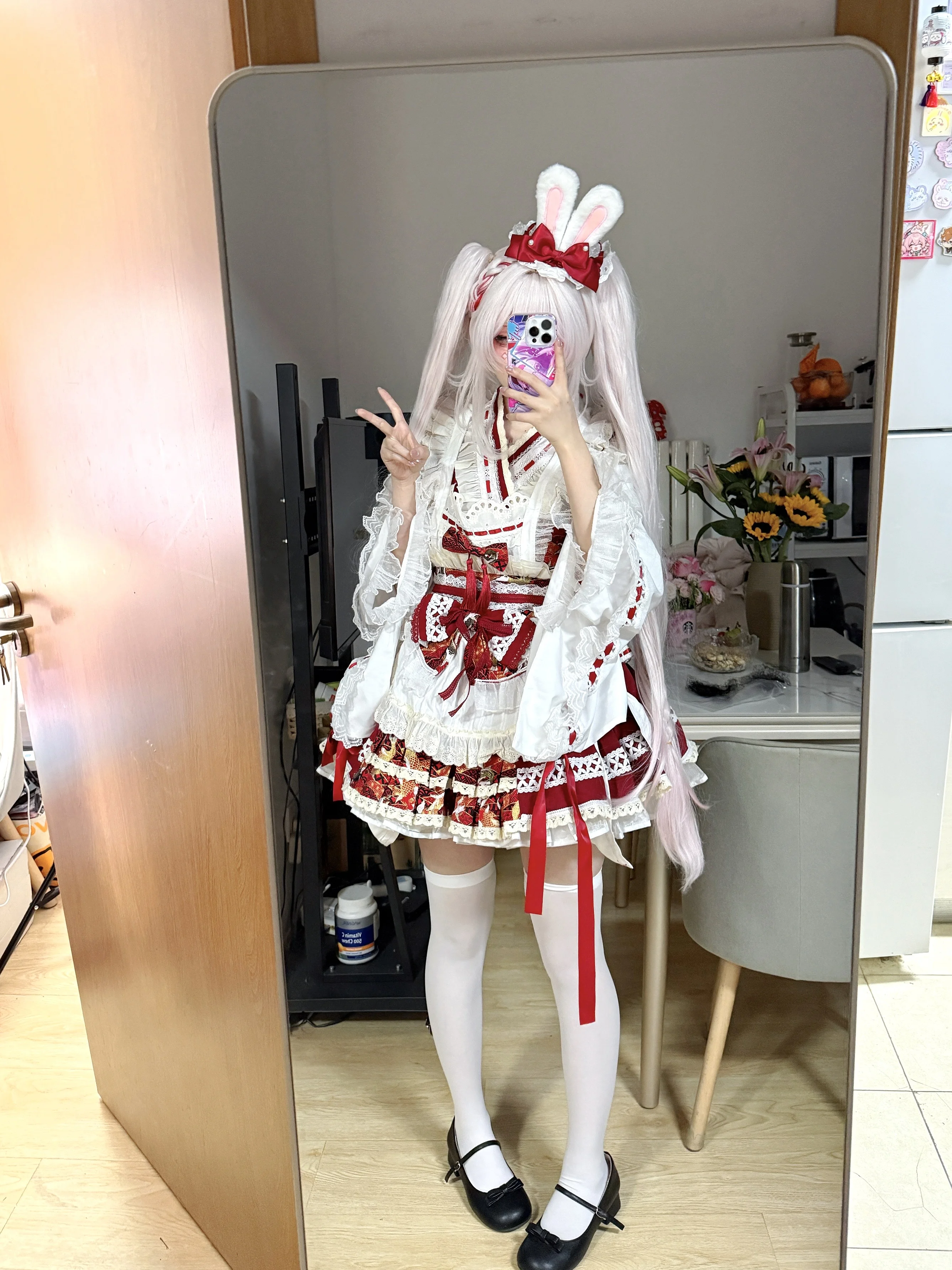 【花火cos】崩坏星穹铁道的私设试衣，和风兔子很可爱 - 第 5 张