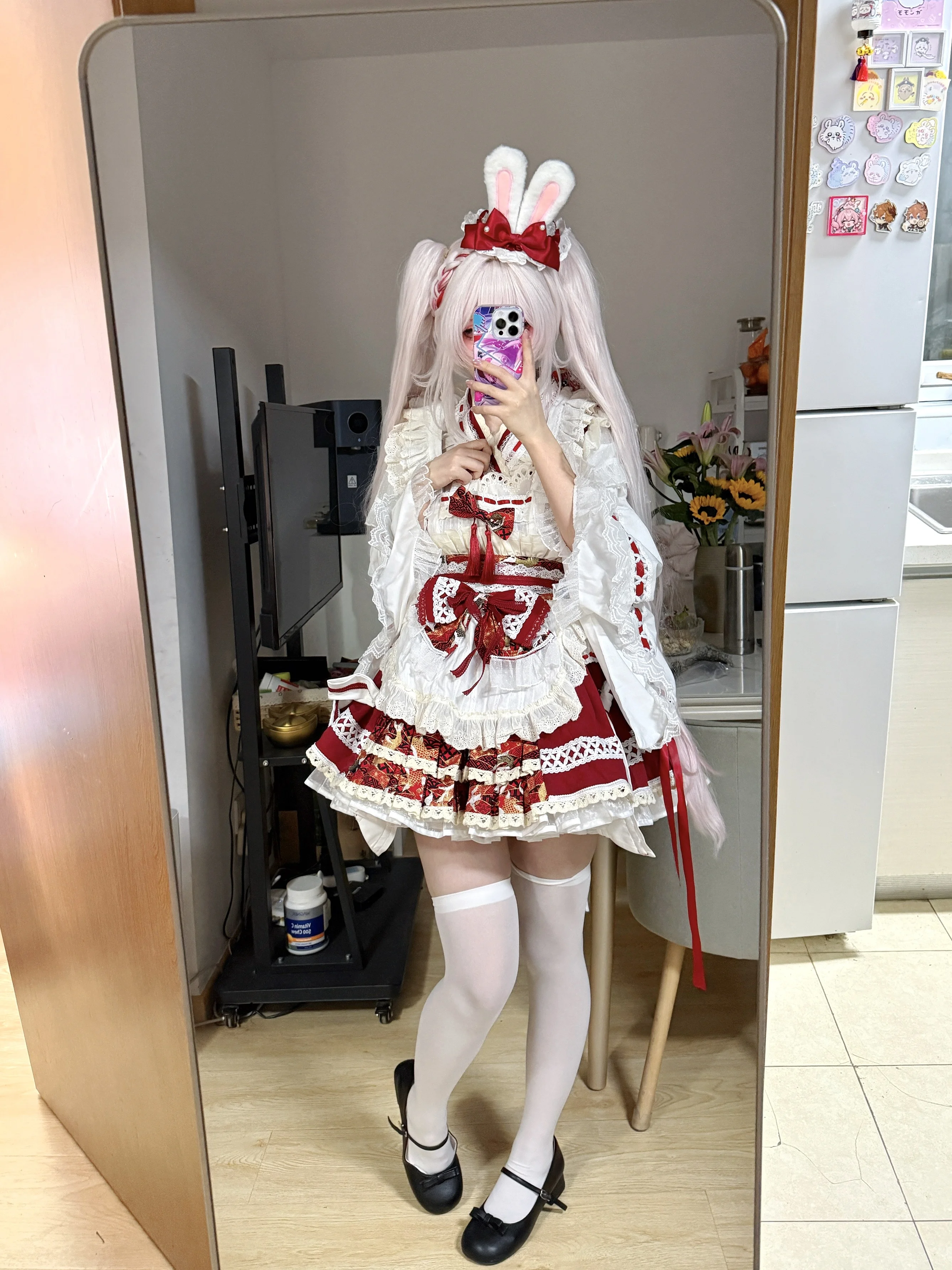 【花火cos】崩坏星穹铁道的私设试衣，和风兔子很可爱 - 第 6 张