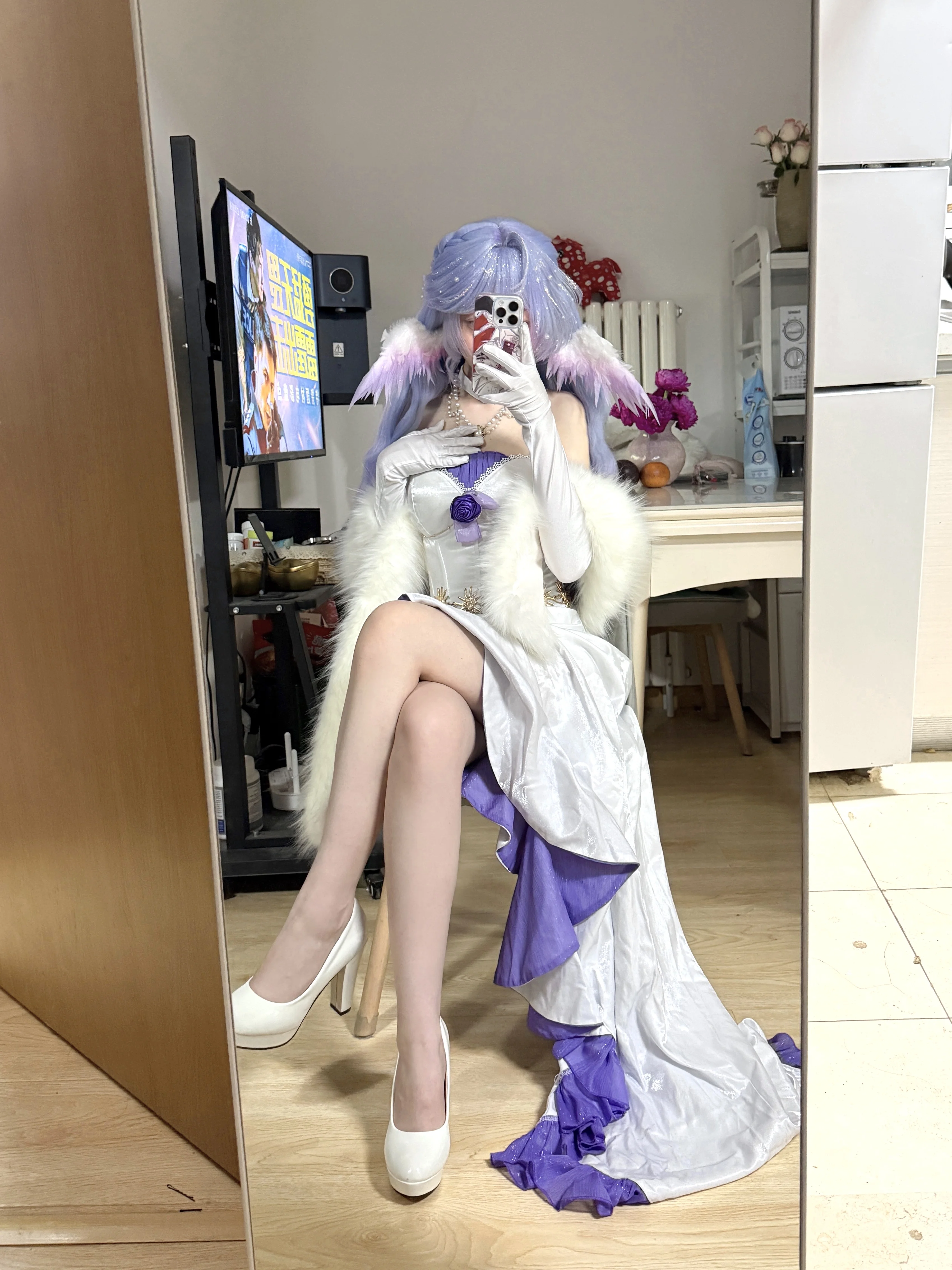 【知更鸟cos】《崩坏：星穹铁道》中华丽降临的白羽天使 - 推荐阅读封面