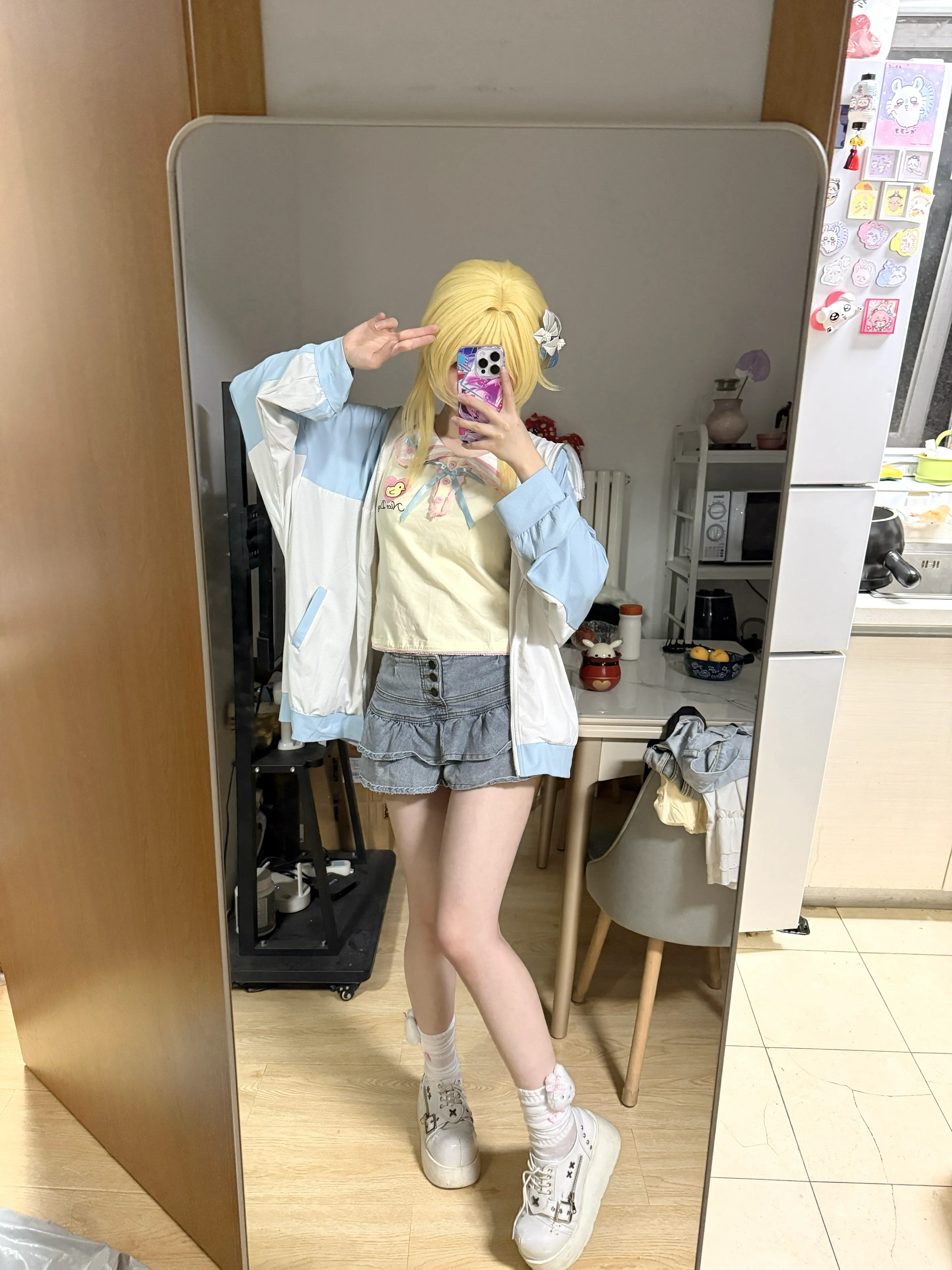 【荧妹cos】脆脆鲨联名风格的私设旅人 - 第 3 张