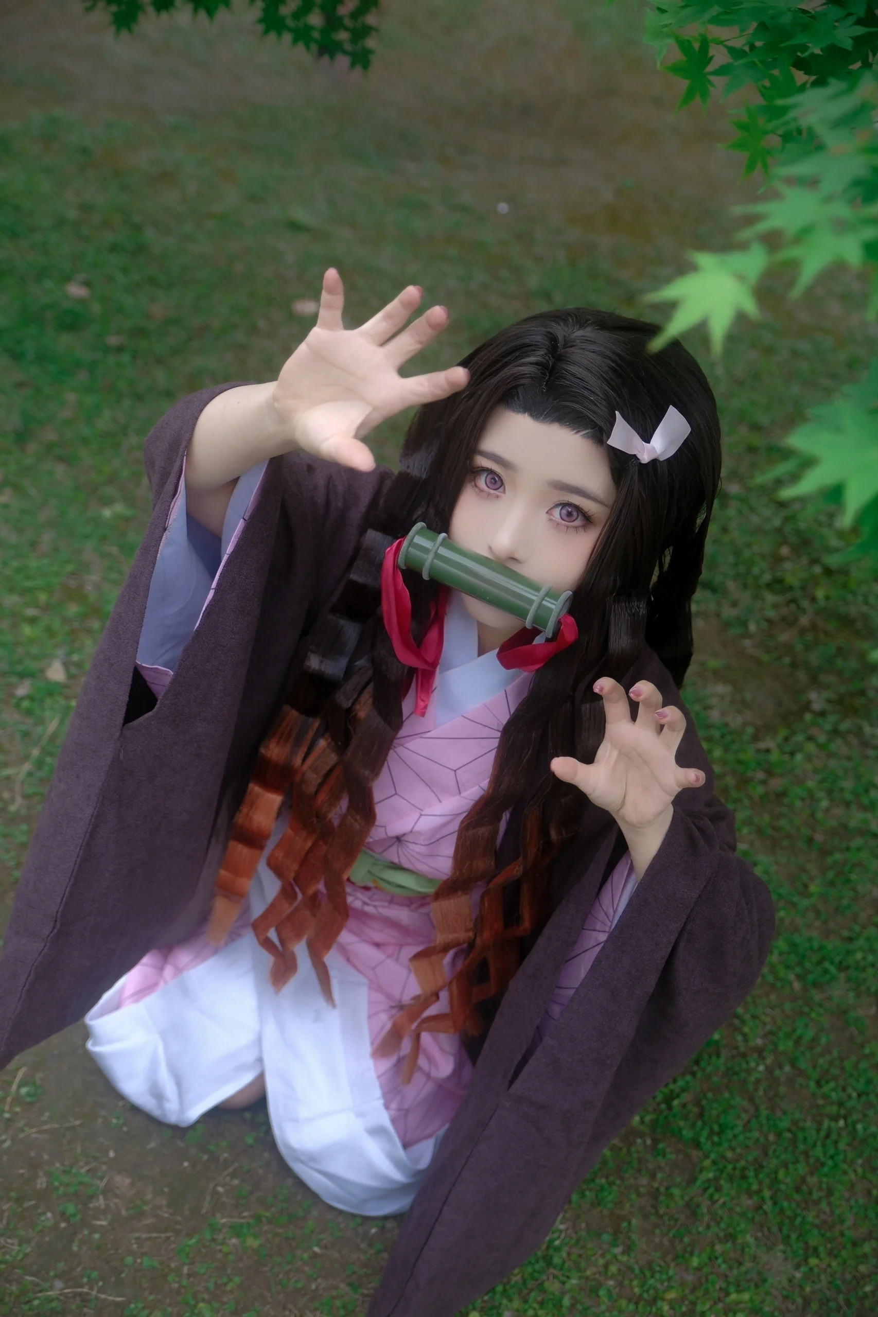 【祢豆子cos】克服阳光的鬼灭之刃户外拍摄记录