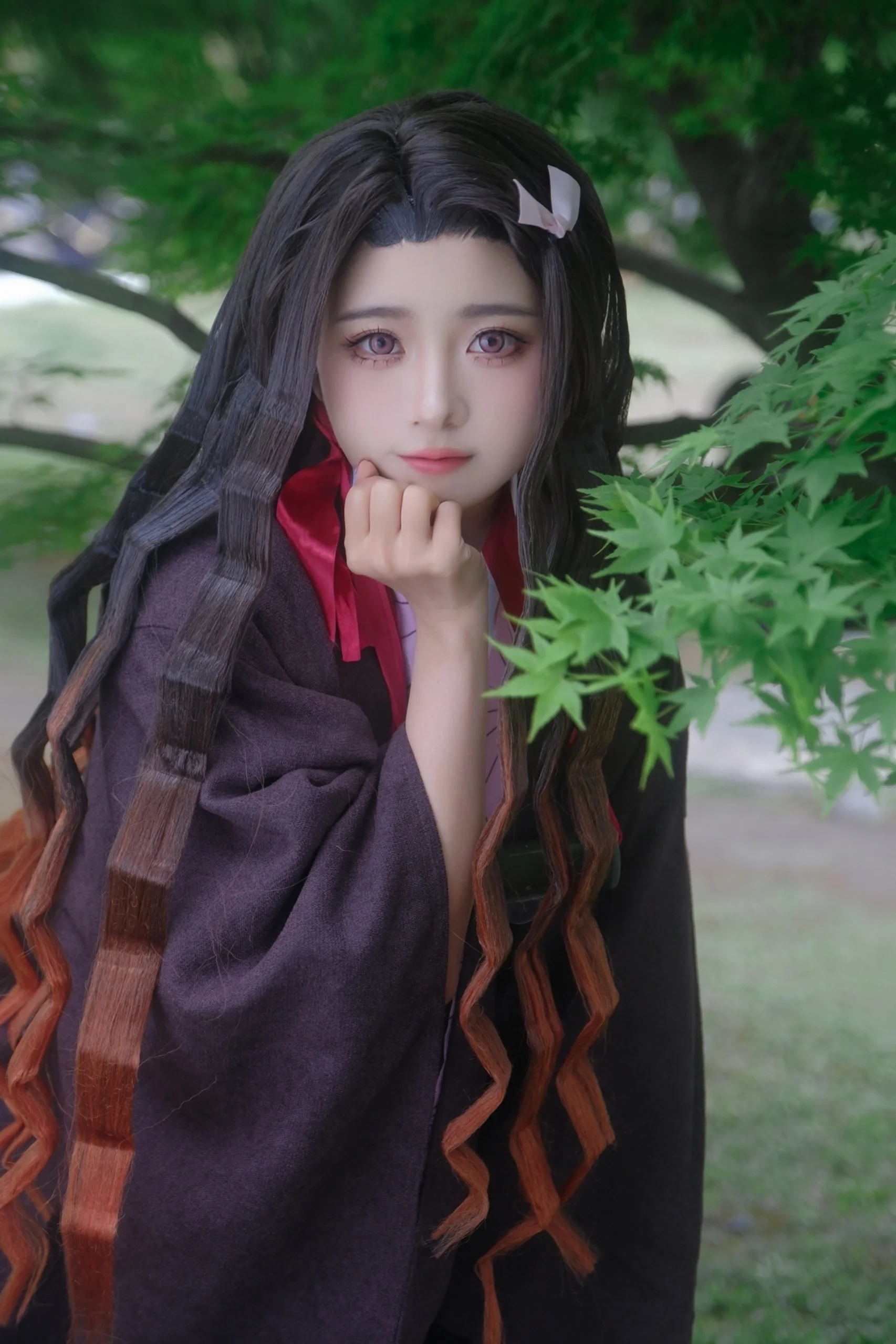 【祢豆子cos】克服阳光的鬼灭之刃户外拍摄记录 - 第 4 张