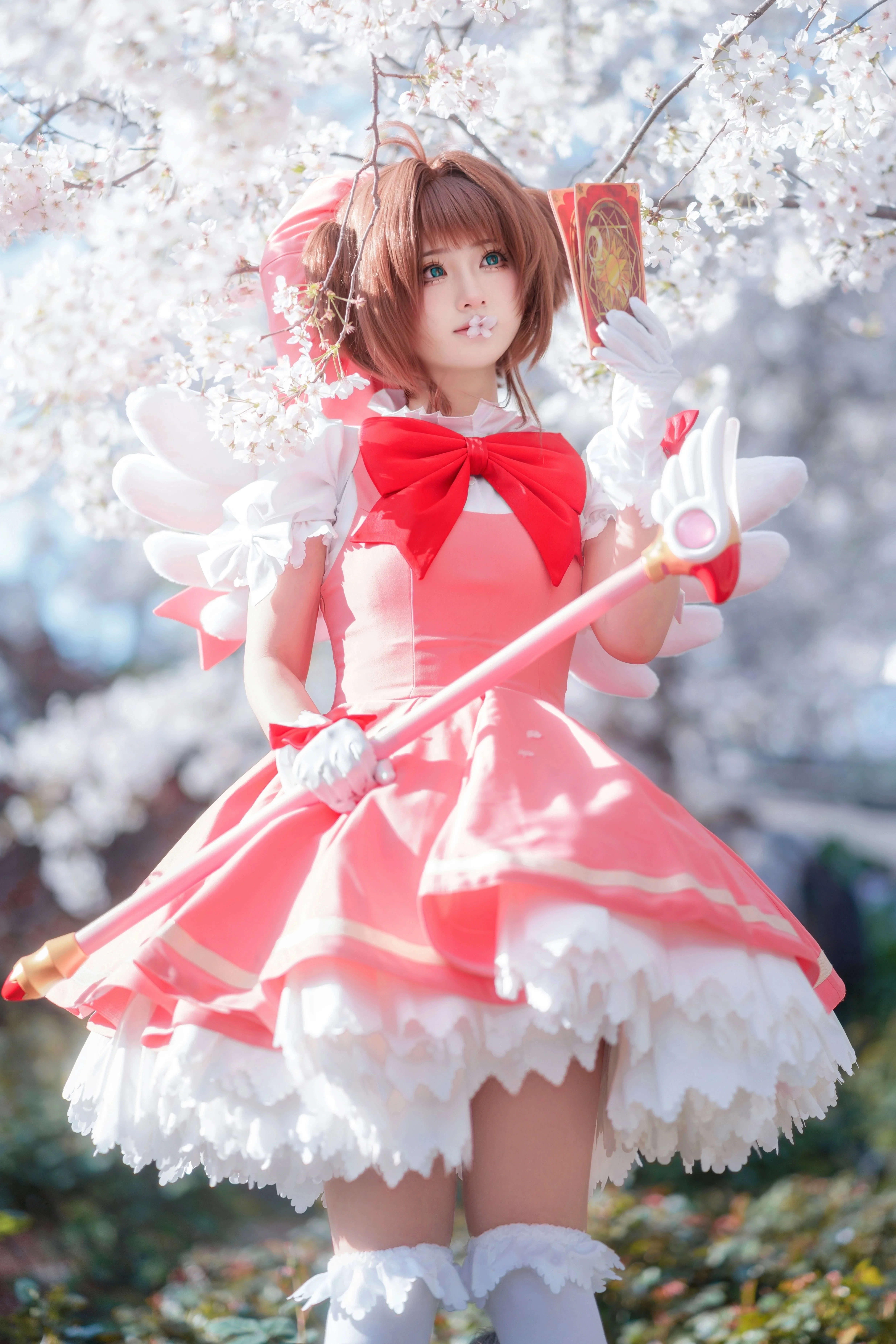 【木之本樱cos】魔卡少女樱低难度出片Pose分享 - 第5张