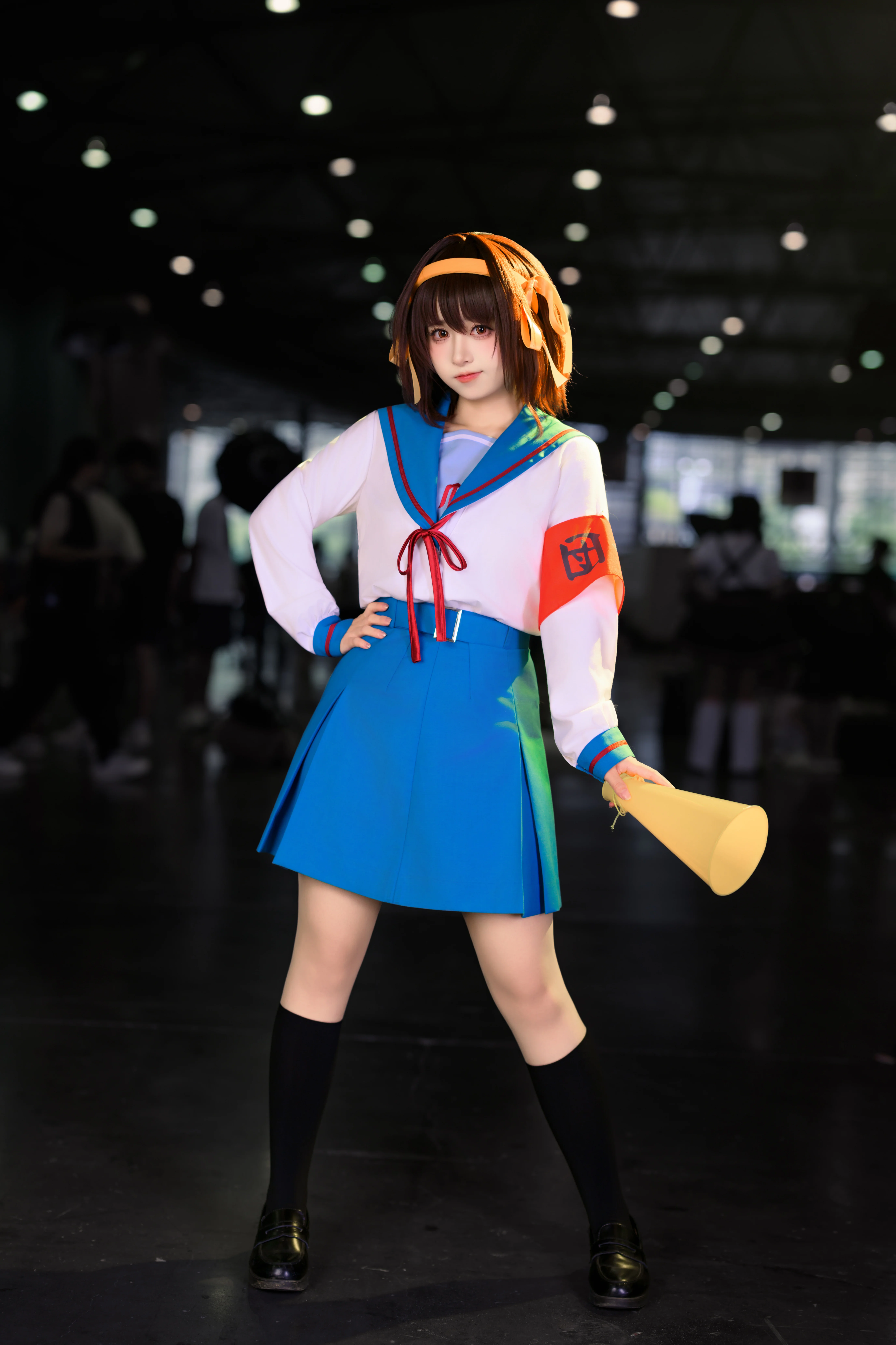 【凉宫春日cos】漫展场照动作参考，团长降临 - 第 3 张
