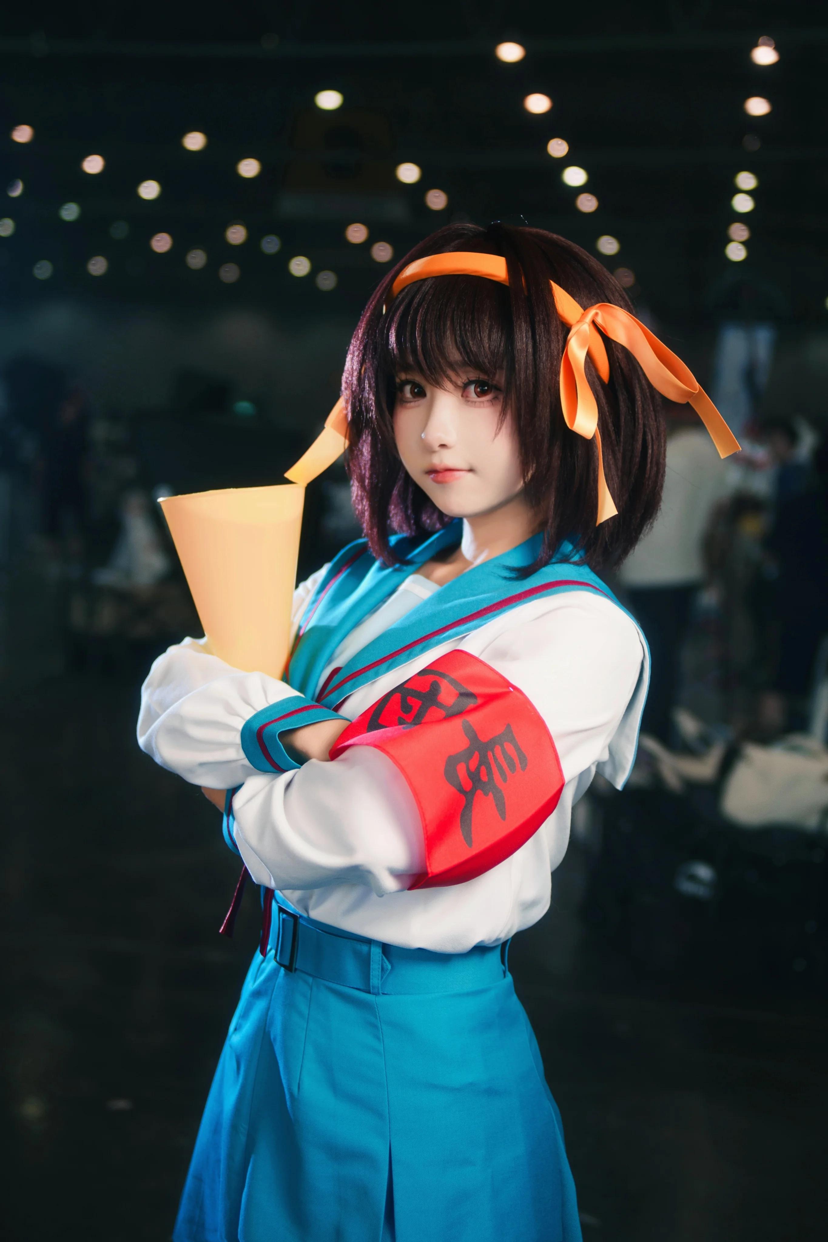 【凉宫春日cos】漫展场照动作参考，团长降临 - 第 8 张