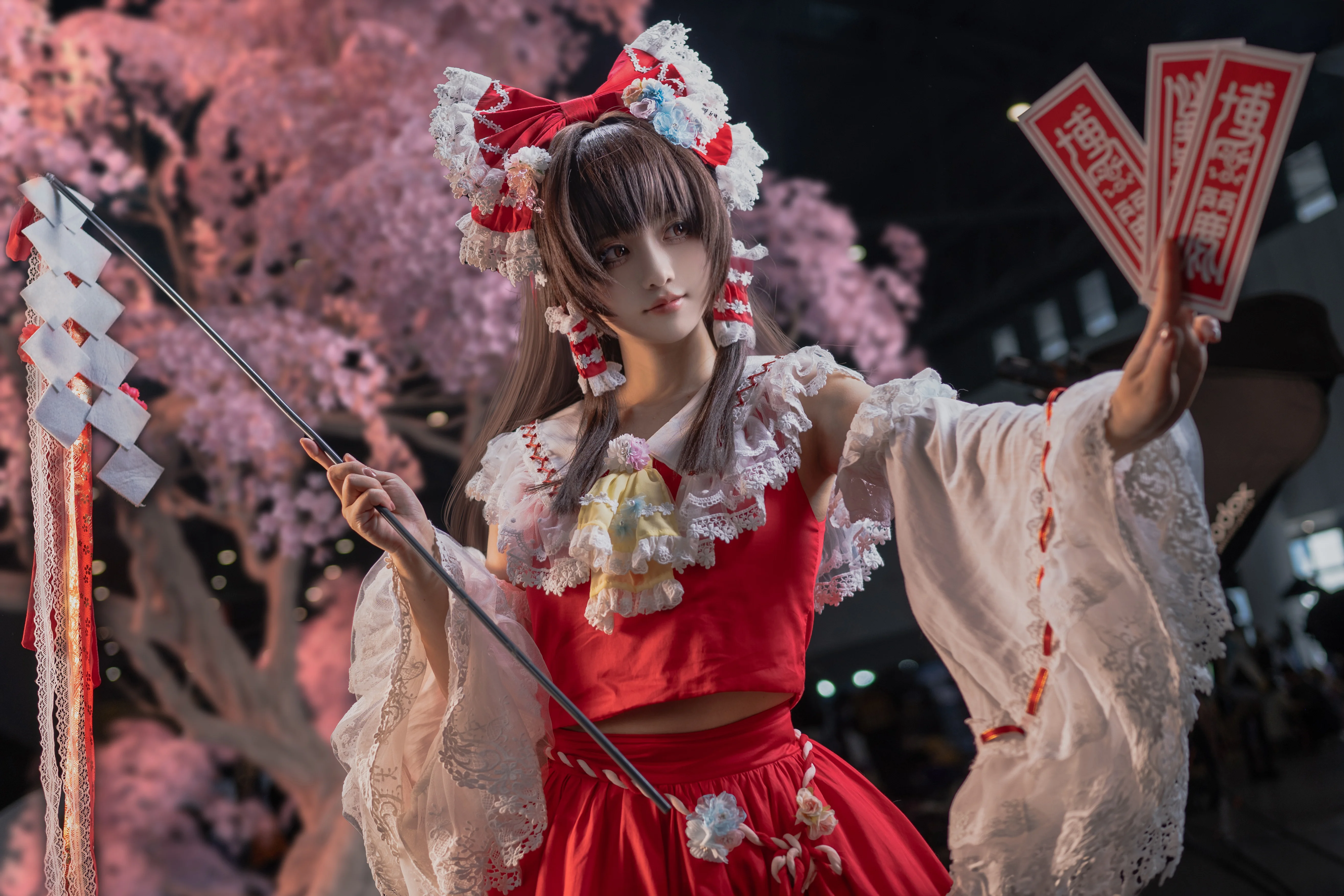 【博丽灵梦cos】东方Project灵梦场照动作参考 封面