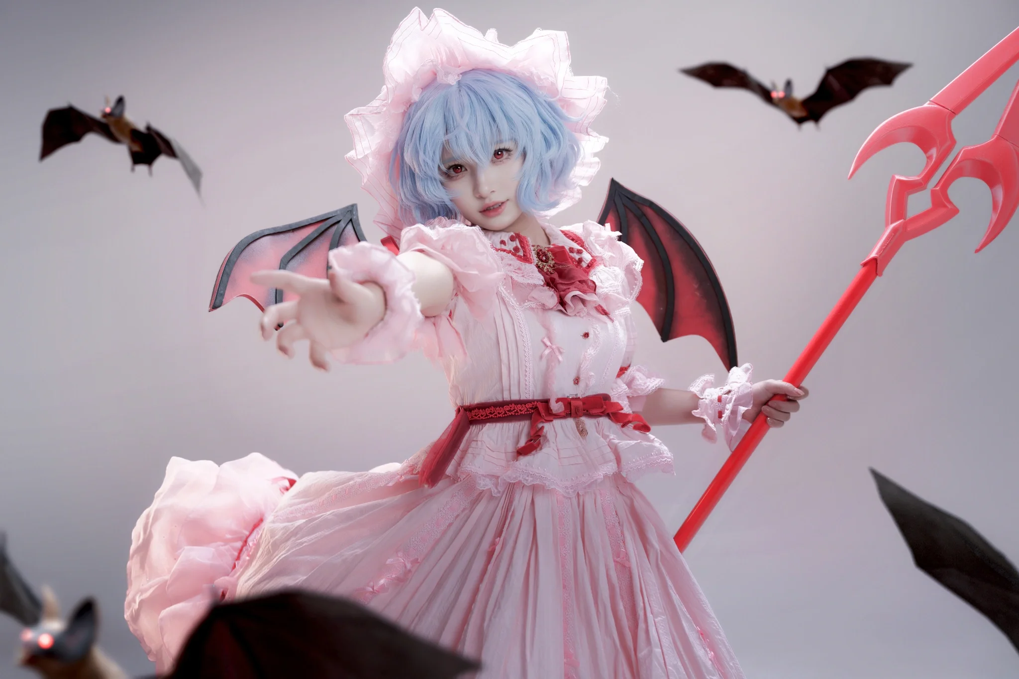 【蕾米莉亚斯卡雷特cos】东方Project红魔馆的暗夜红茶