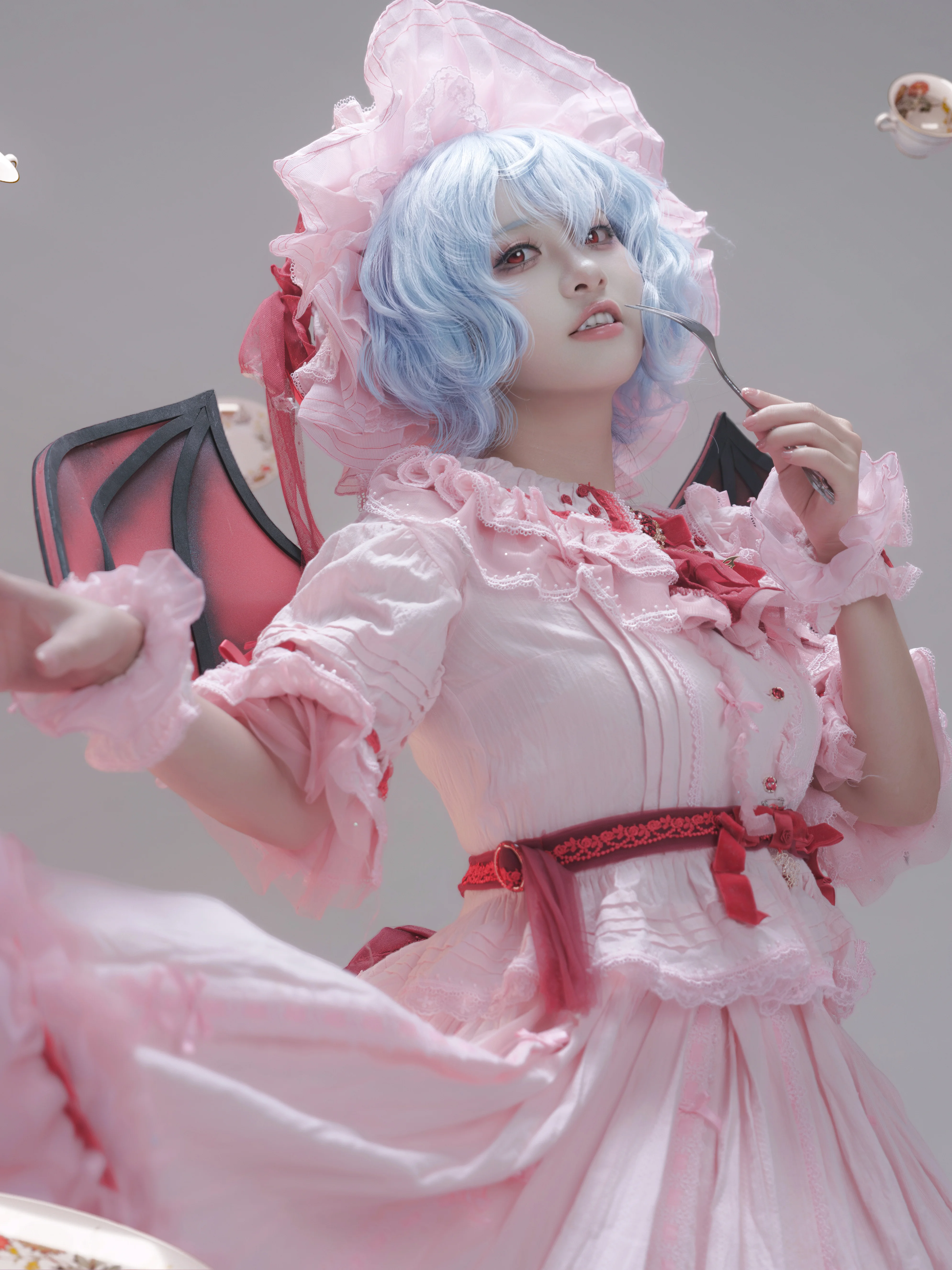 【蕾米莉亚斯卡雷特cos】东方Project红魔馆的暗夜红茶 - 第 5 张