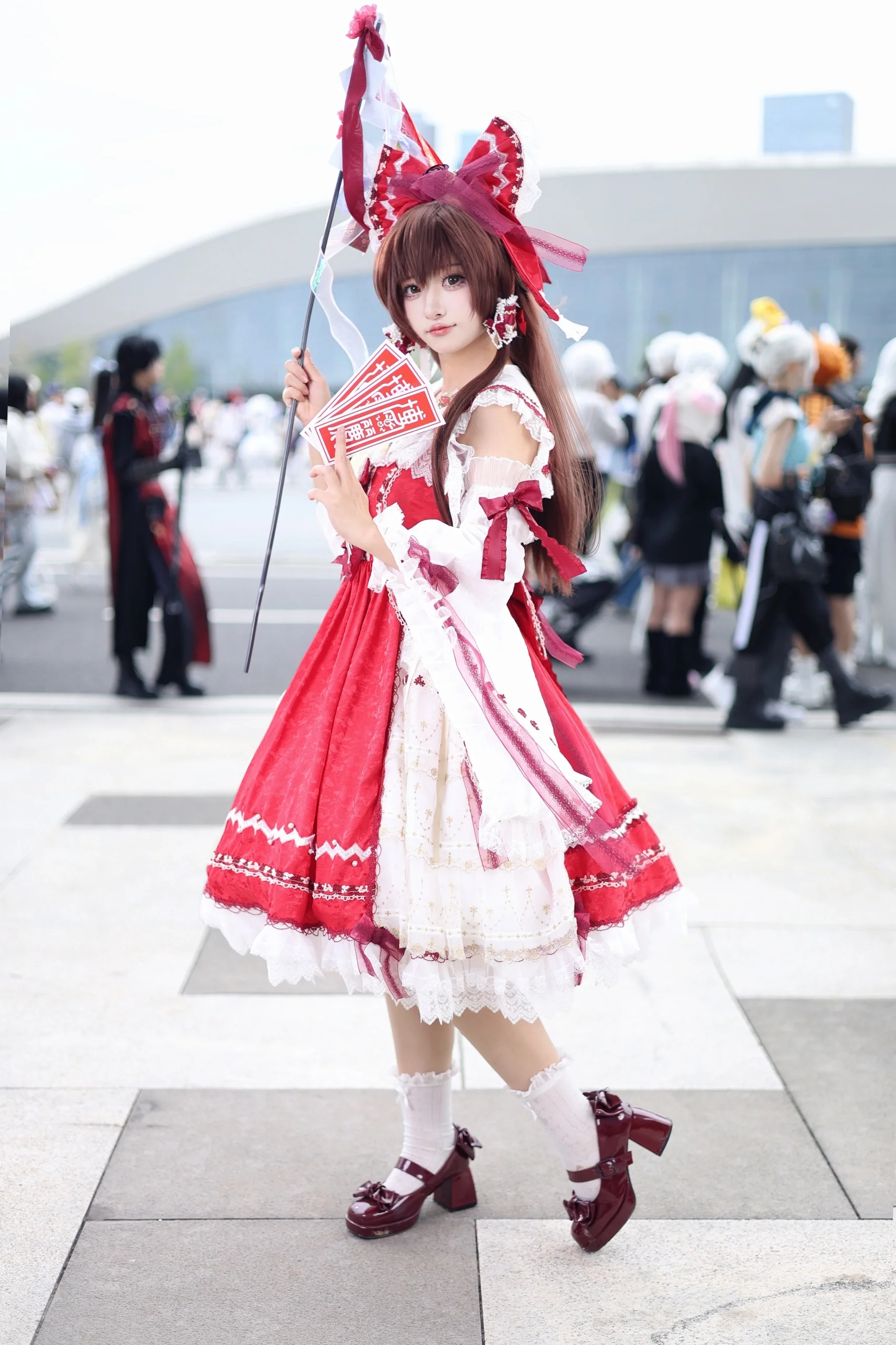 【博丽灵梦cos】东方project里的漫展随拍 - 第 4 张