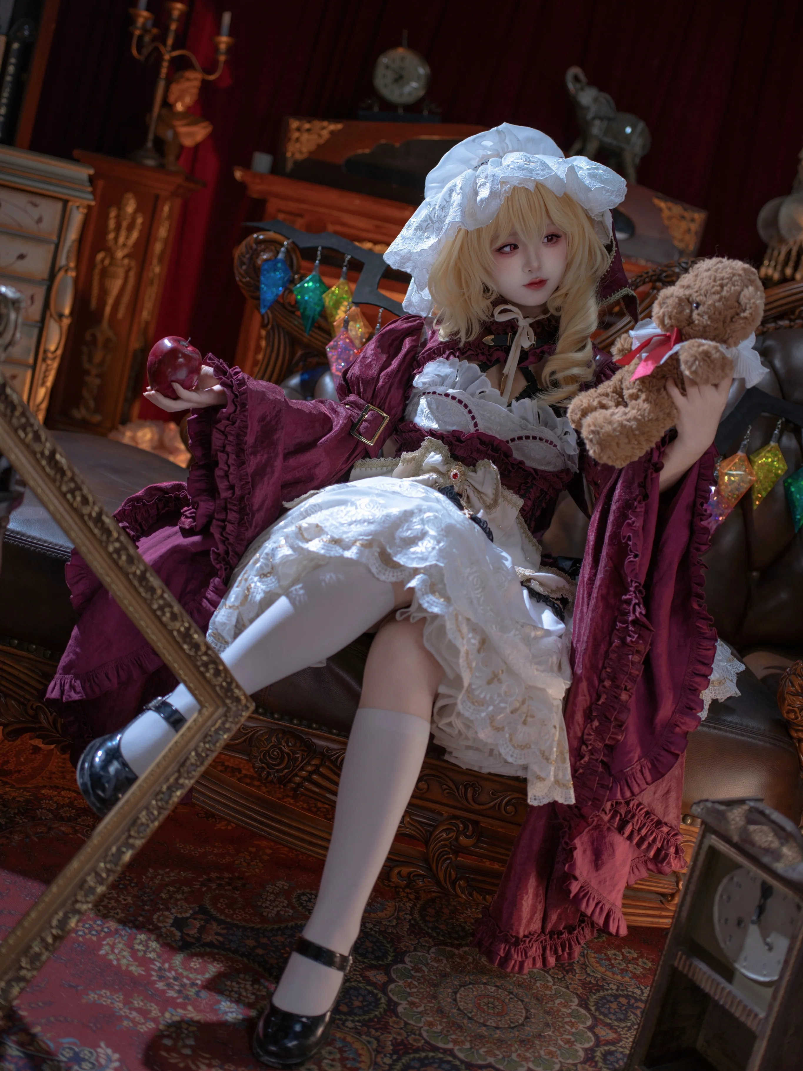 【芙兰朵露cos】东方project红雾洋娃娃的古典哥特氛围感写真 - 第 2 张