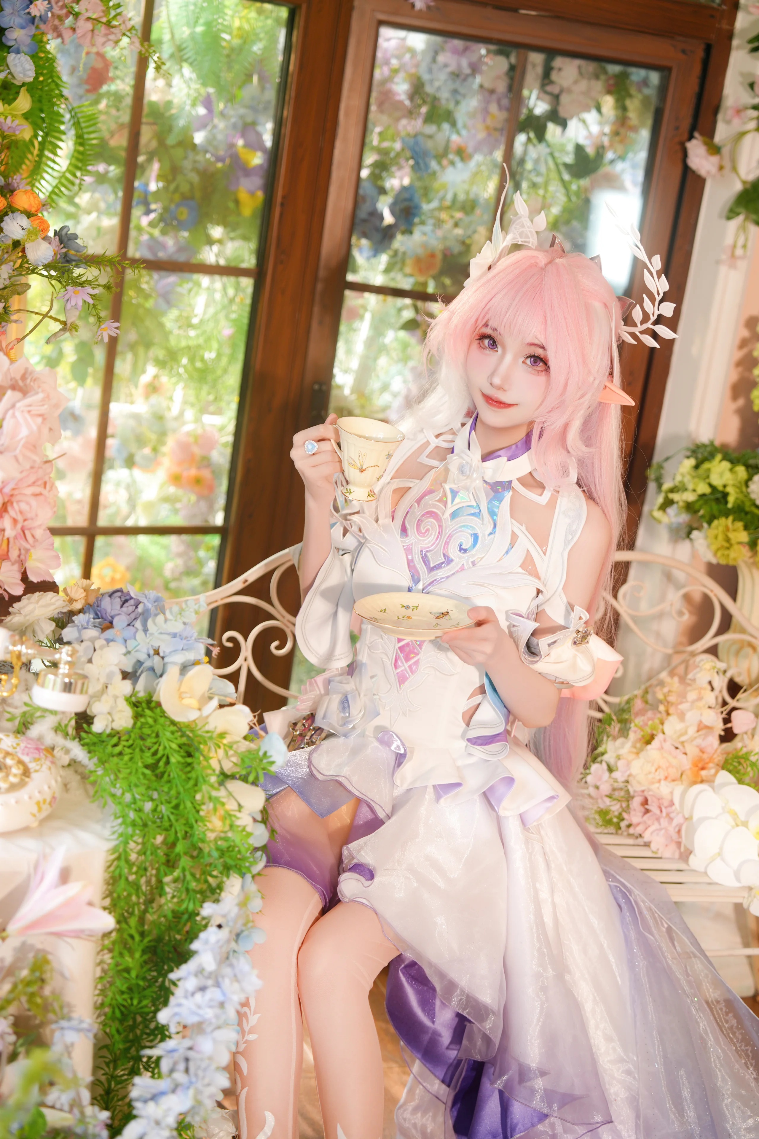 【昔涟cos】崩坏星穹铁道的花间精灵，赴一场午后之约