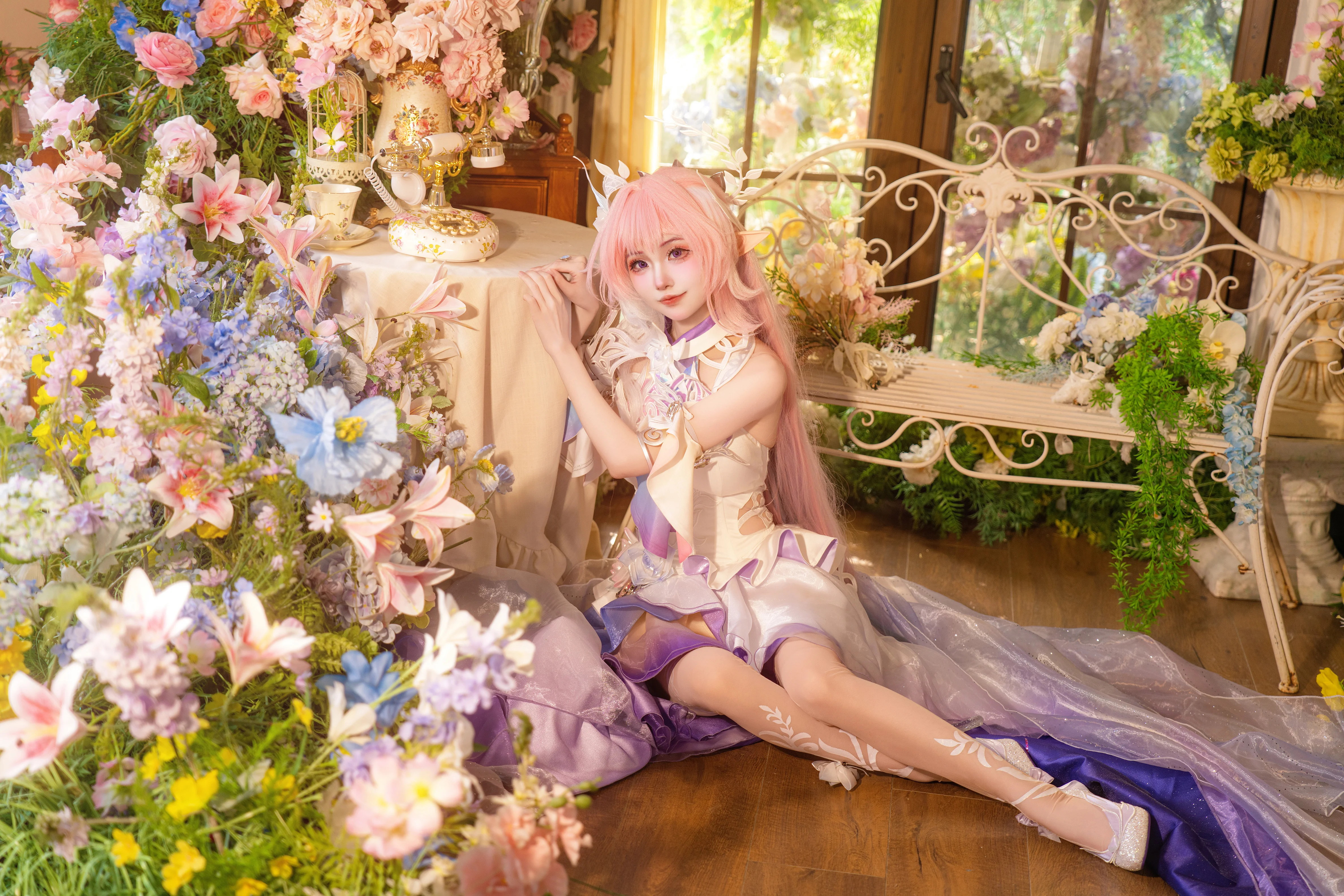 【昔涟cos】崩坏星穹铁道里的花与梦 - 第 3 张