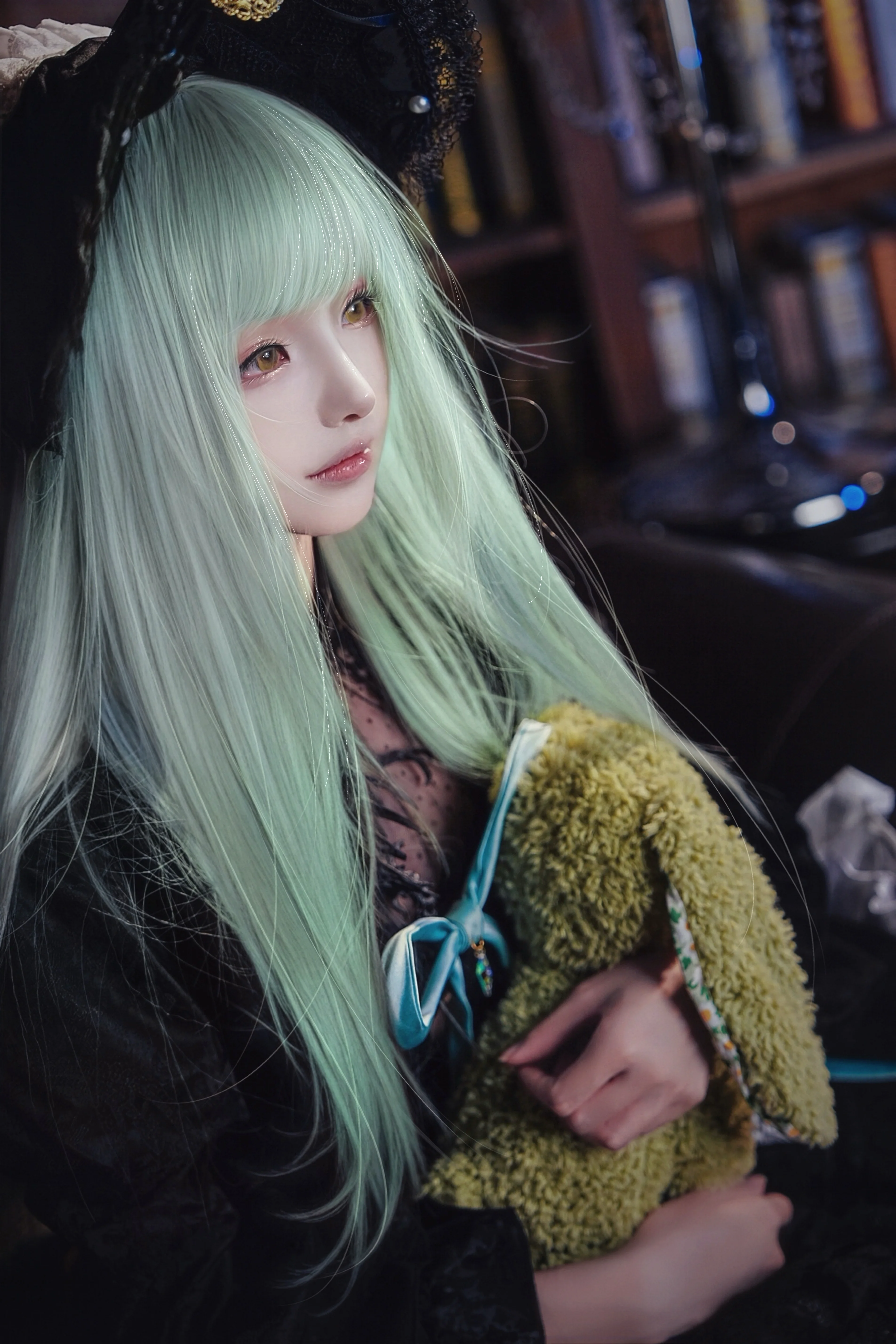 【若葉睦cos】明日方舟裡的靜謐人偶，藏書閣中的孤獨身影 - 第 4 張