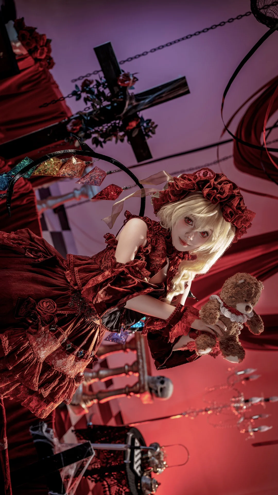 【芙兰朵露cos】东方Project的恶魔之妹，红魔馆的神秘少女 - 第 2 张